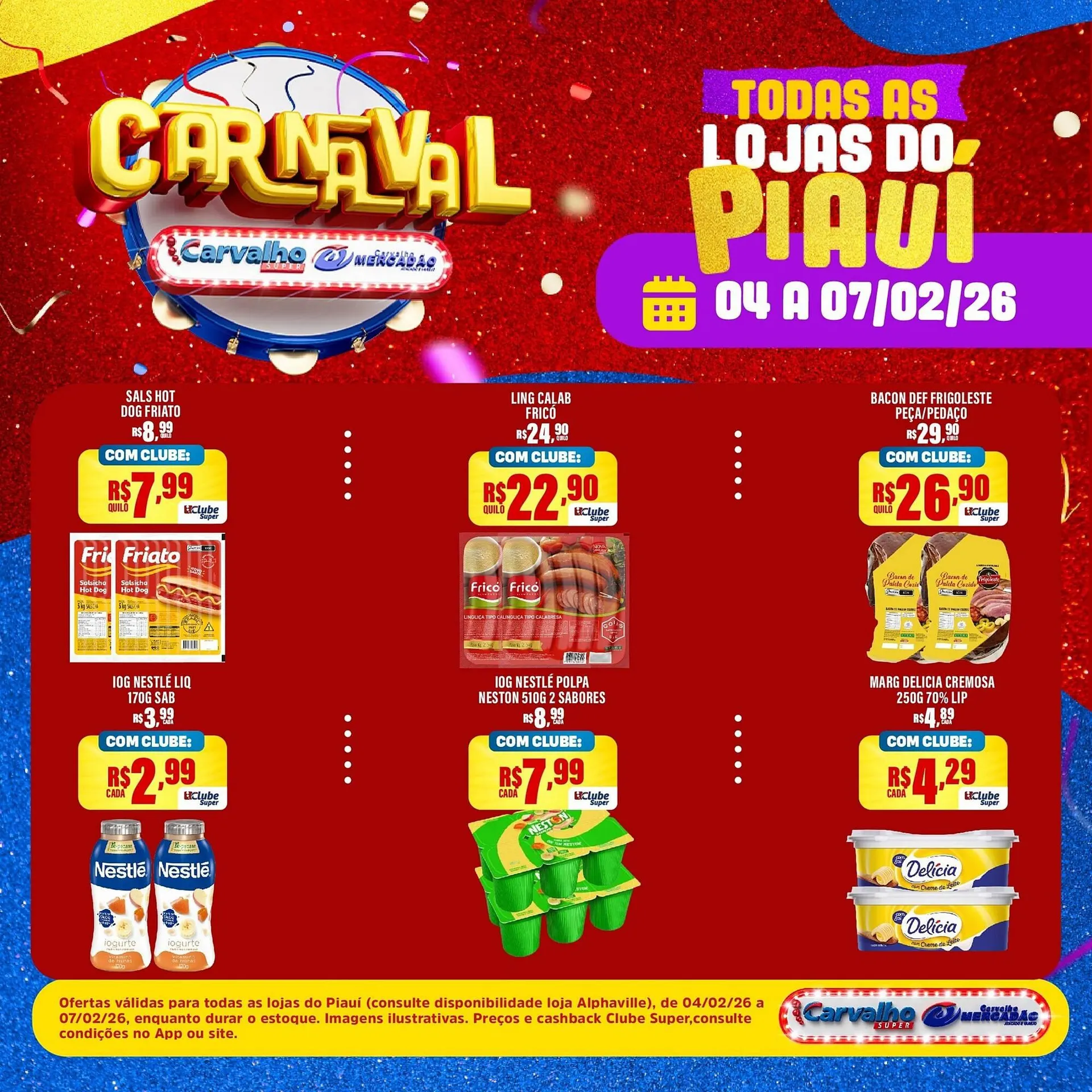 Encarte de Catálogo Carvalho Supermercado 4 de fevereiro até 7 de fevereiro 2026 - Pagina 3