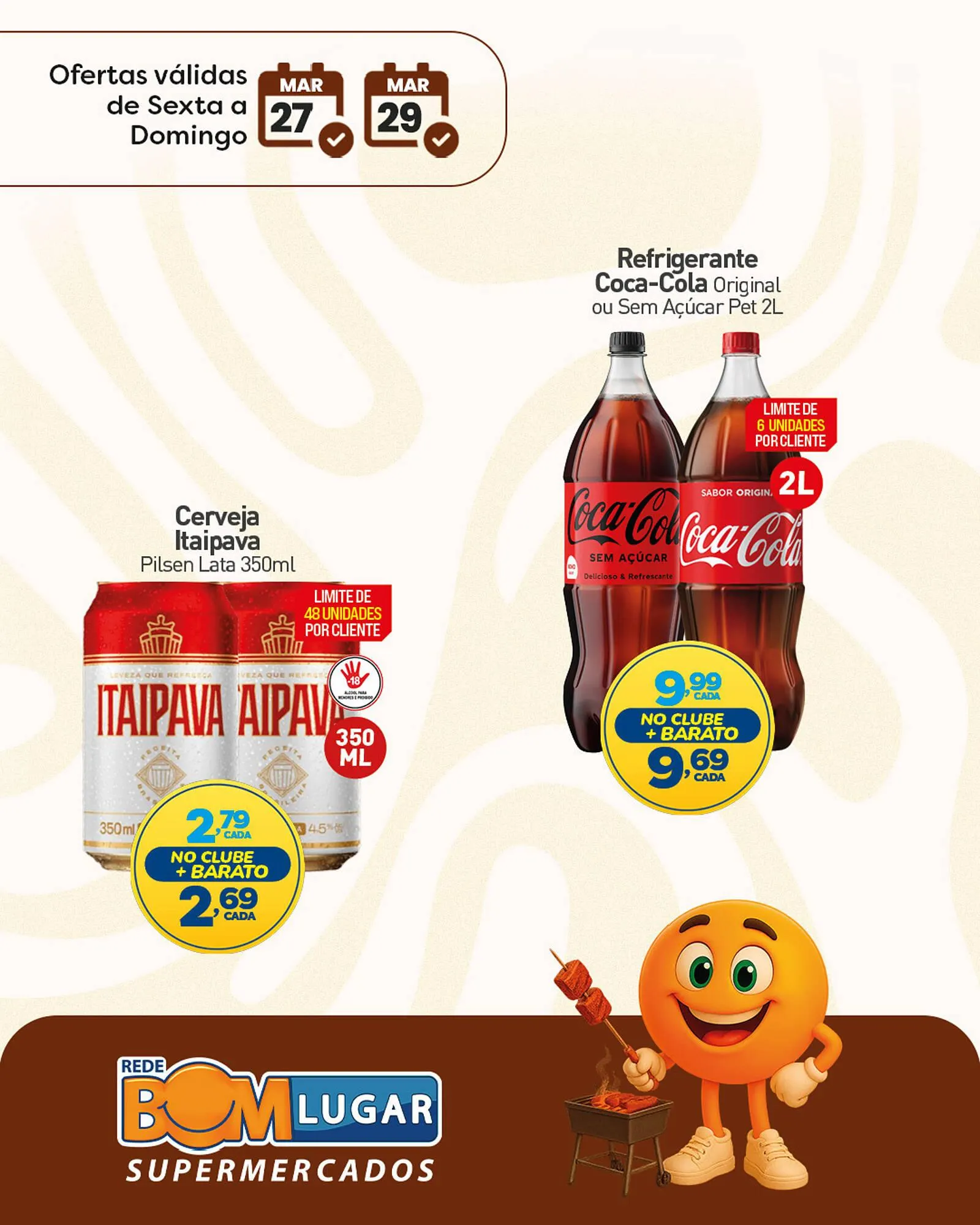 Encarte de Folheto Rede Bom Lugar 28 de março até 29 de março 2026 - Pagina 1