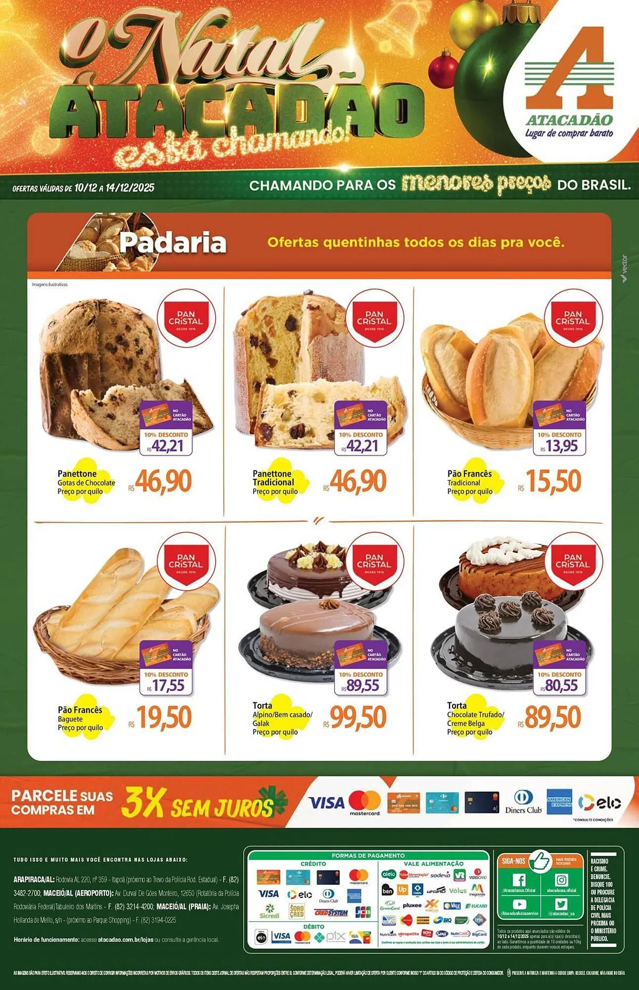 Encarte de Folheto Atacadão 10 de dezembro até 14 de dezembro 2025 - Pagina 1