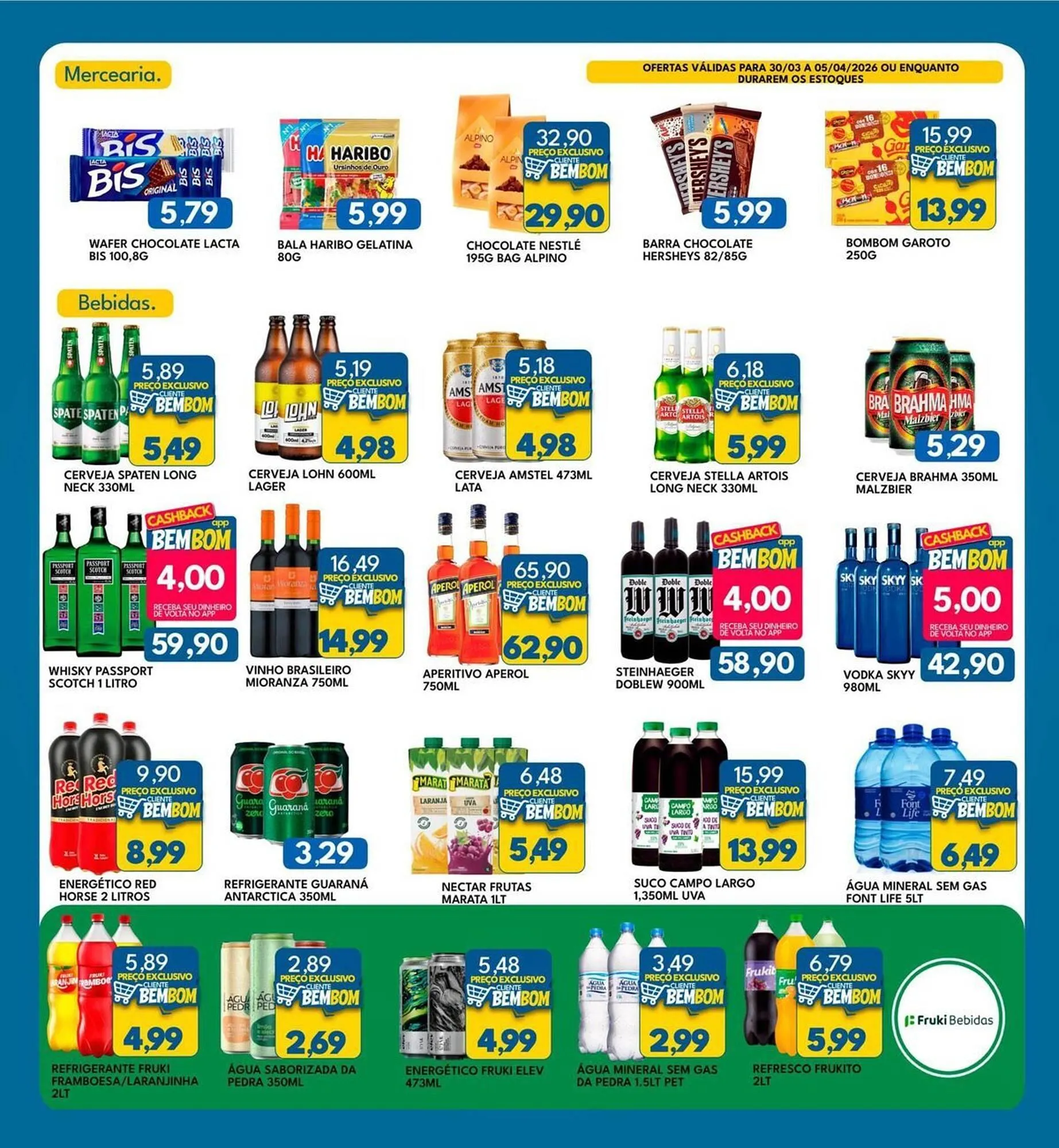 Encarte de Catálogo Rancho Bom Supermercados 30 de março até 5 de abril 2026 - Pagina 3