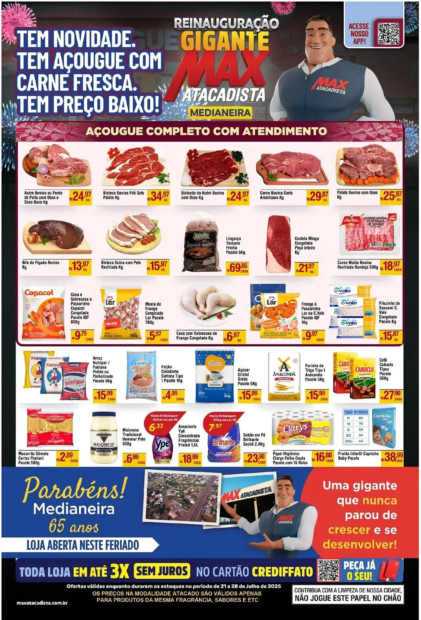 Encarte de Catálogo Max Atacadista 21 de julho até 28 de julho 2025 - Pagina 1