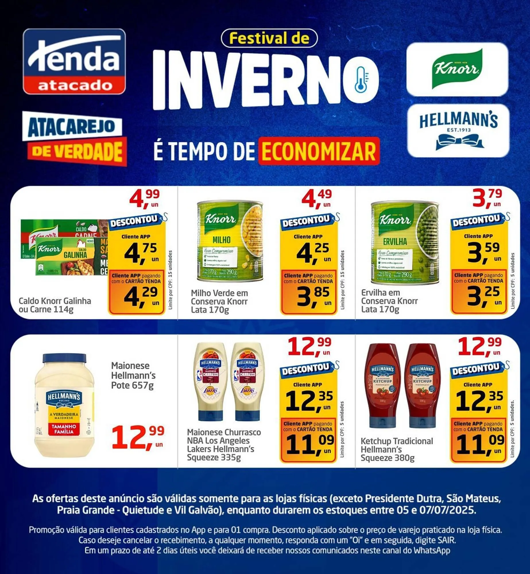 Encarte de Catálogo Tenda Atacado 5 de julho até 7 de julho 2025 - Pagina 1