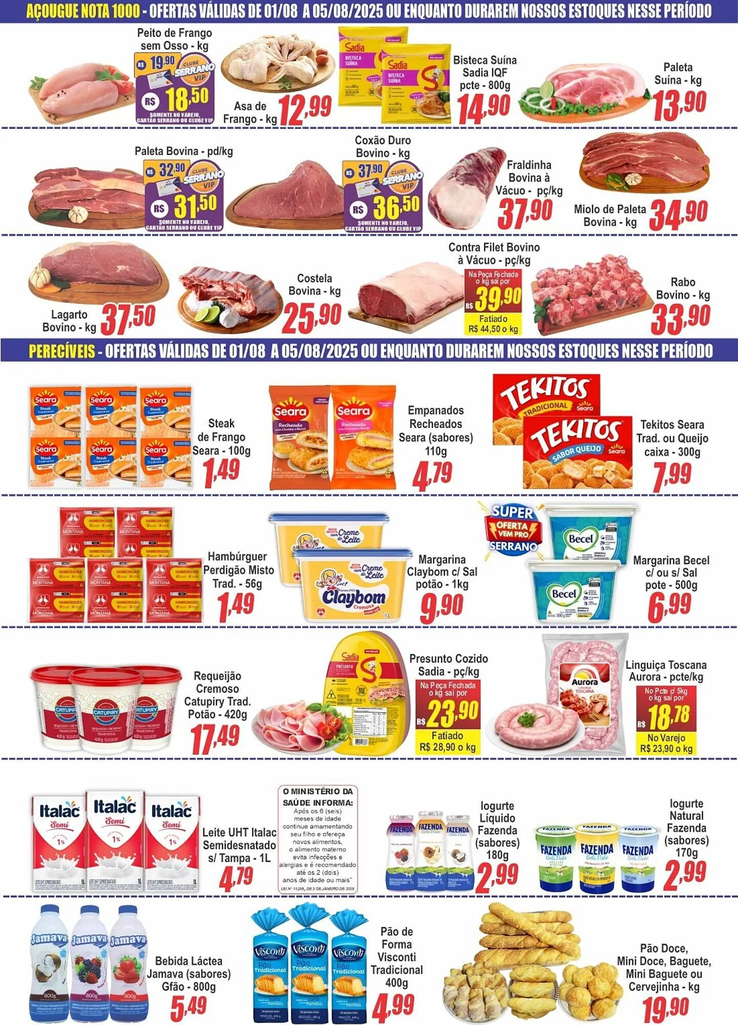 Encarte de Catálogo Serrano Supermercado 31 de julho até 5 de agosto 2025 - Pagina 3