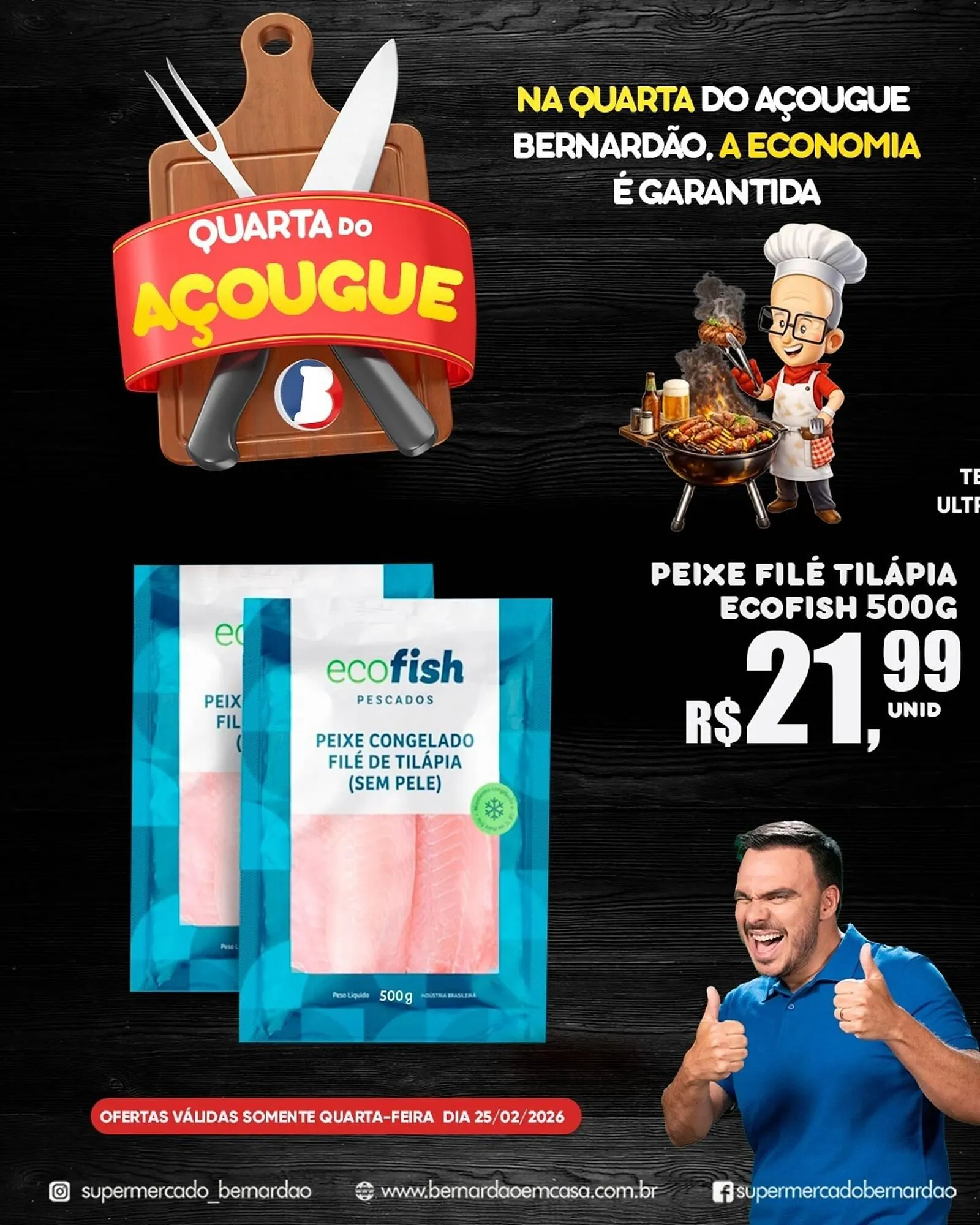 Encarte de Catálogo Supermercado Bernardão 25 de fevereiro até 25 de fevereiro 2026 - Pagina 2