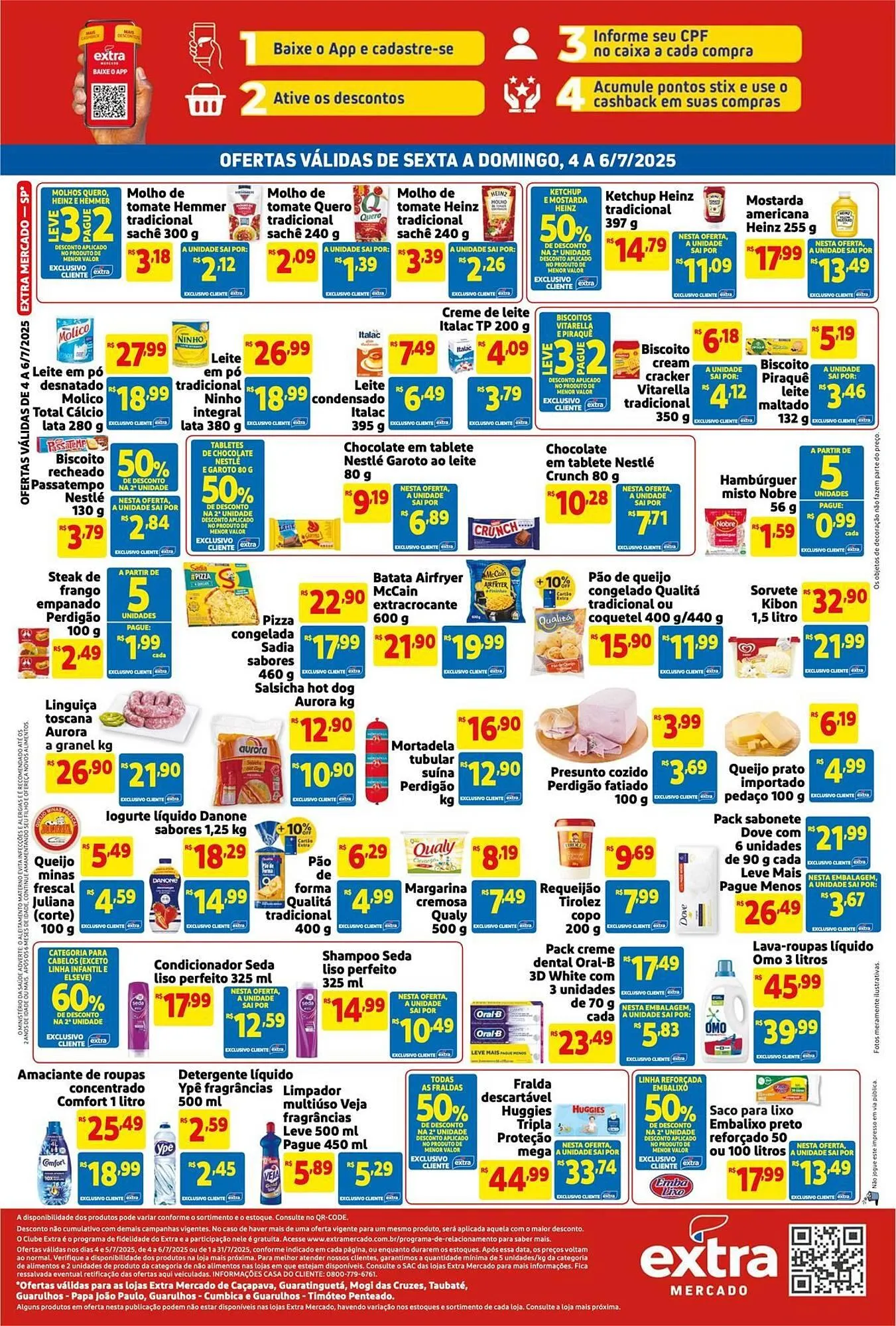 Encarte de Catálogo Extra 4 de julho até 6 de julho 2025 - Pagina 2