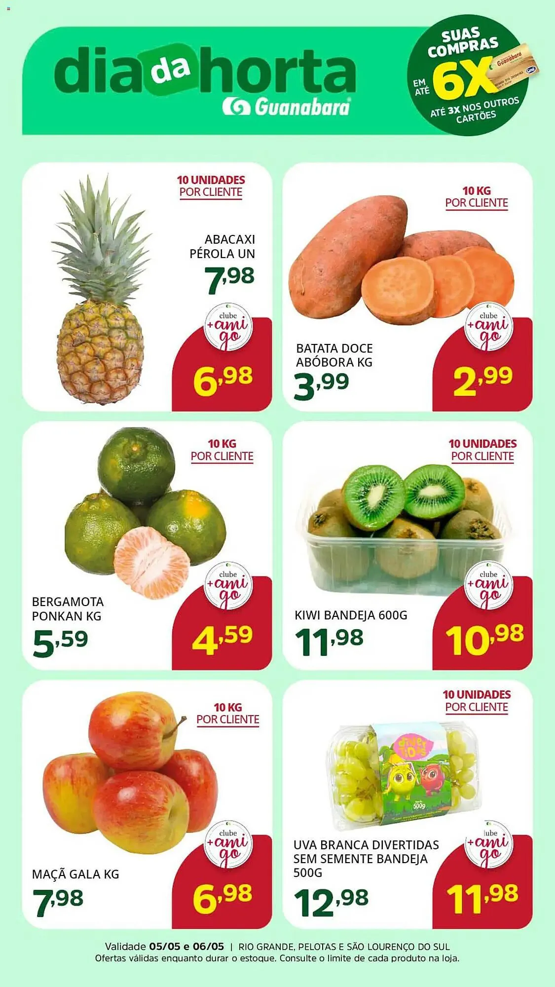 Encarte de Encarte Supermercados Guanabara 5 de maio até 6 de maio 2026 - Pagina 1