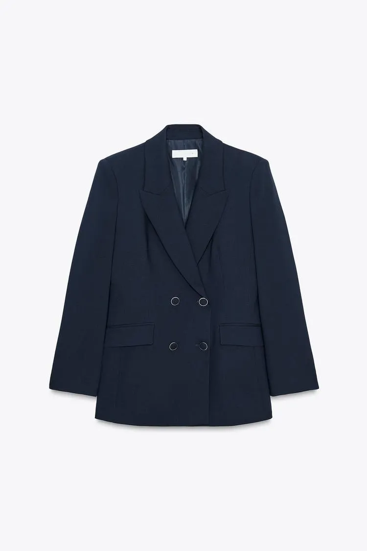 BLAZER CRUZADO COM BOTÕES