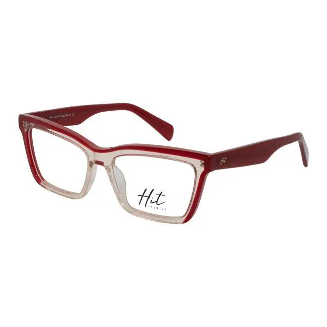 Armação de Óculos de Grau Hit, modelo 1 4042, cor Vermelho