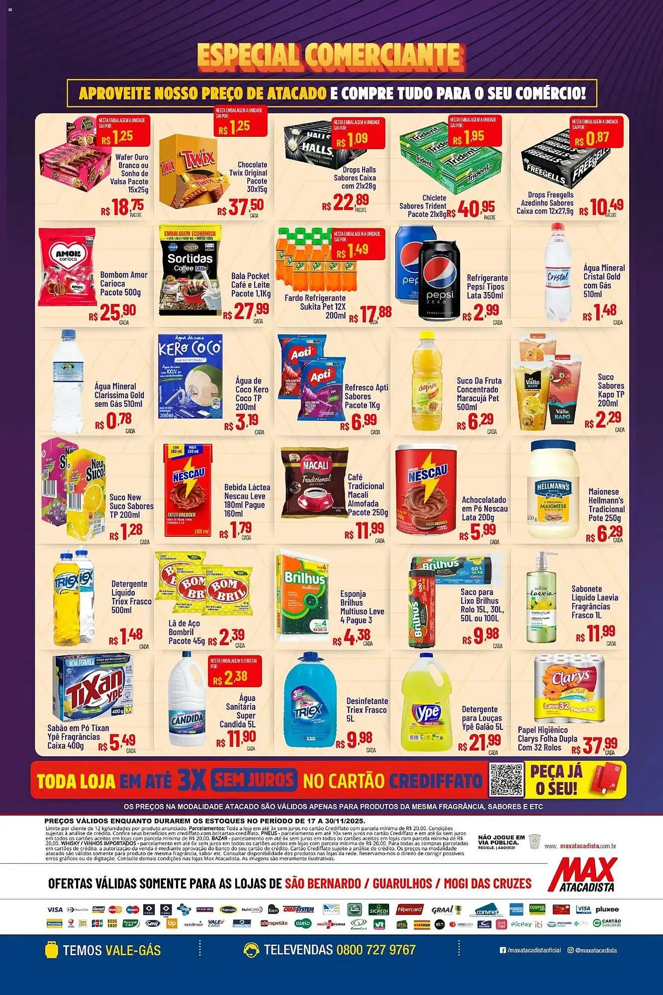 Encarte de Encarte Max Atacadista 17 de novembro até 1 de dezembro 2025 - Pagina 4