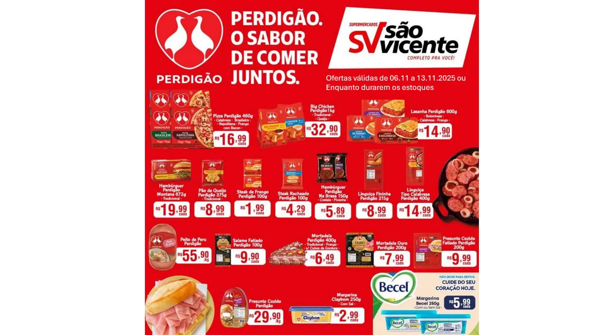 Encarte de Catálogo Supermercados São Vicente 6 de novembro até 13 de novembro 2025 - Pagina 1