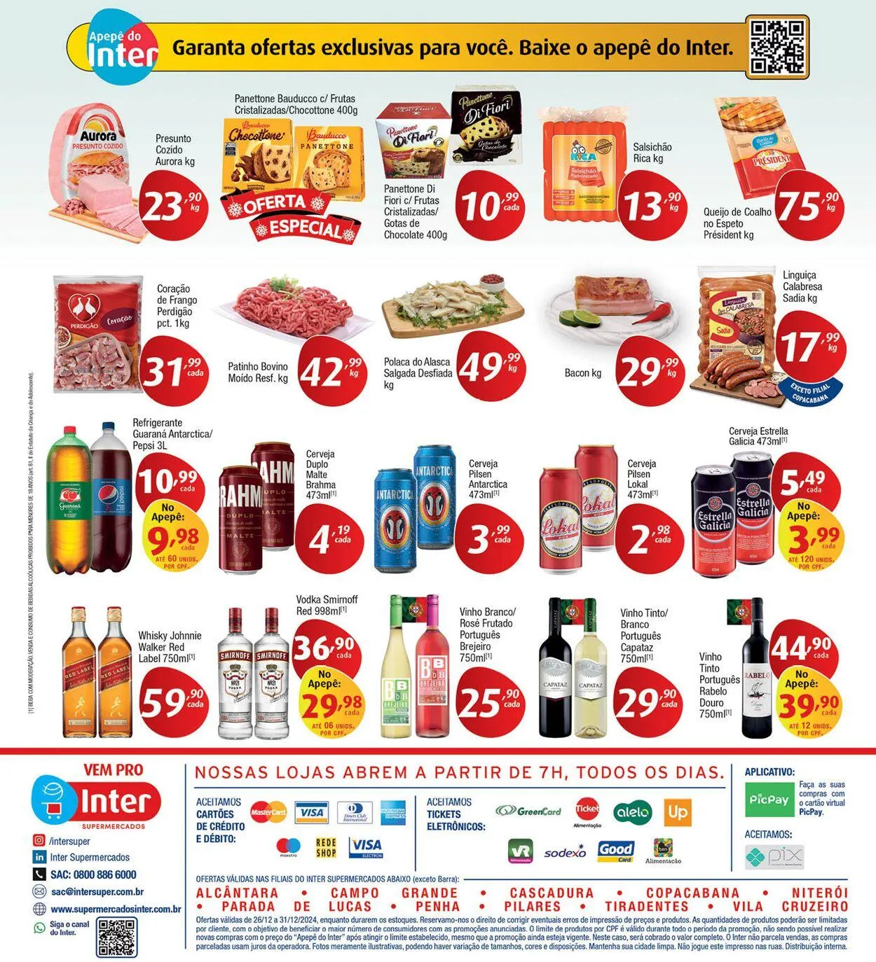 Encarte de Inter Supermercados 23 de dezembro até 1 de janeiro 2025 - Pagina 2