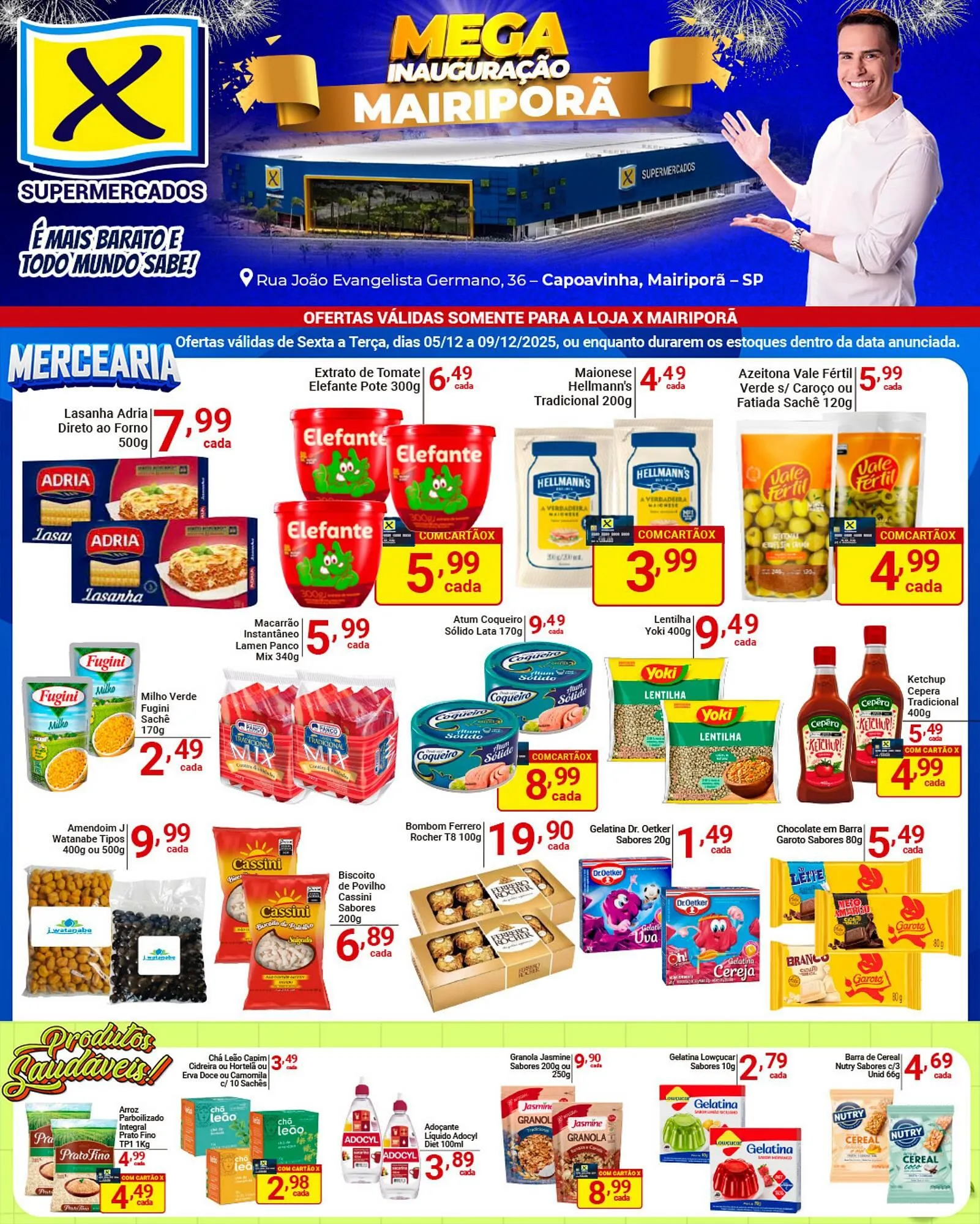 Encarte de Folheto X Supermercados 5 de dezembro até 9 de dezembro 2025 - Pagina 4