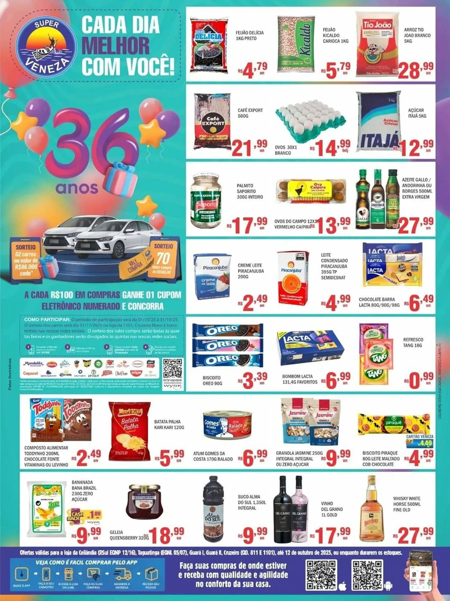 Encarte de Catálogo Super Veneza 2 de outubro até 12 de outubro 2025 - Pagina 1