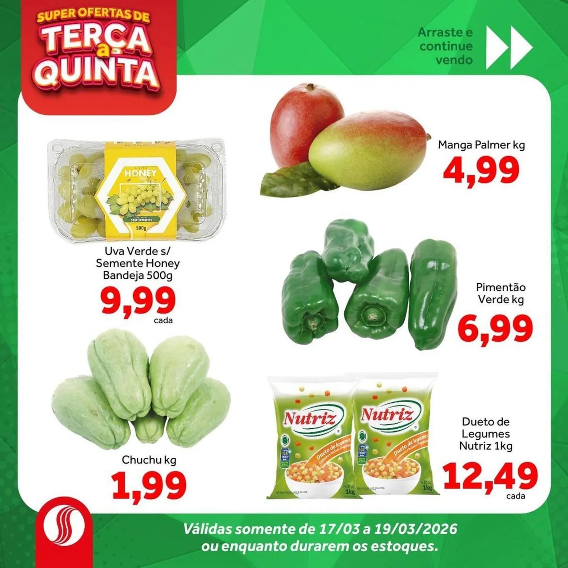 Encarte de Folheto Shibata Supermercados 17 de março até 19 de março 2026 - Pagina 4