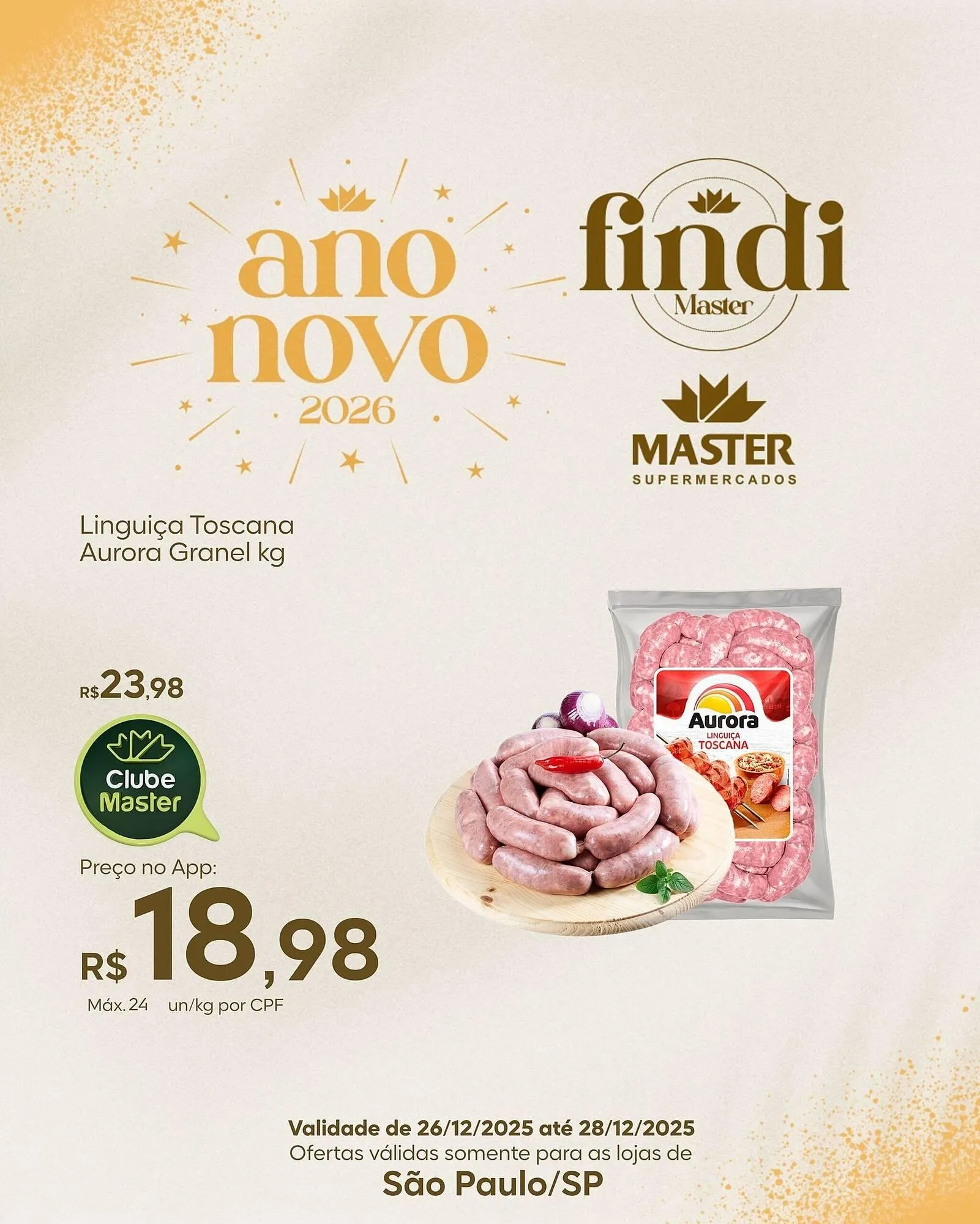 Encarte de Folheto Master Supermercados 27 de dezembro até 28 de dezembro 2025 - Pagina 4