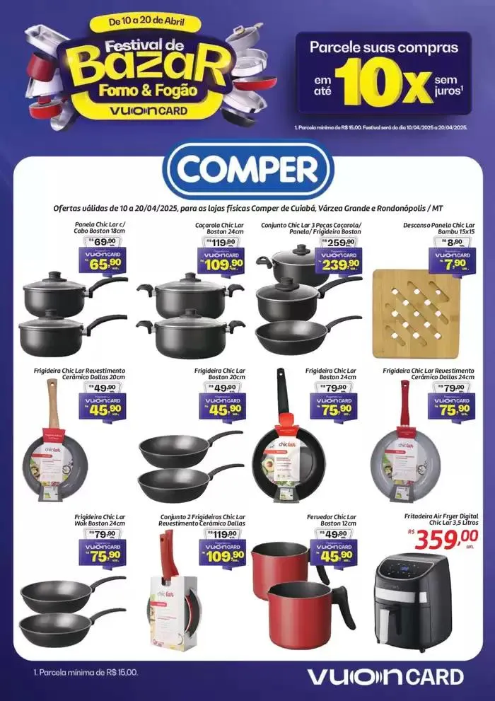 Encarte de Descubra ofertas atraentes 11 de abril até 20 de abril 2025 - Pagina 1