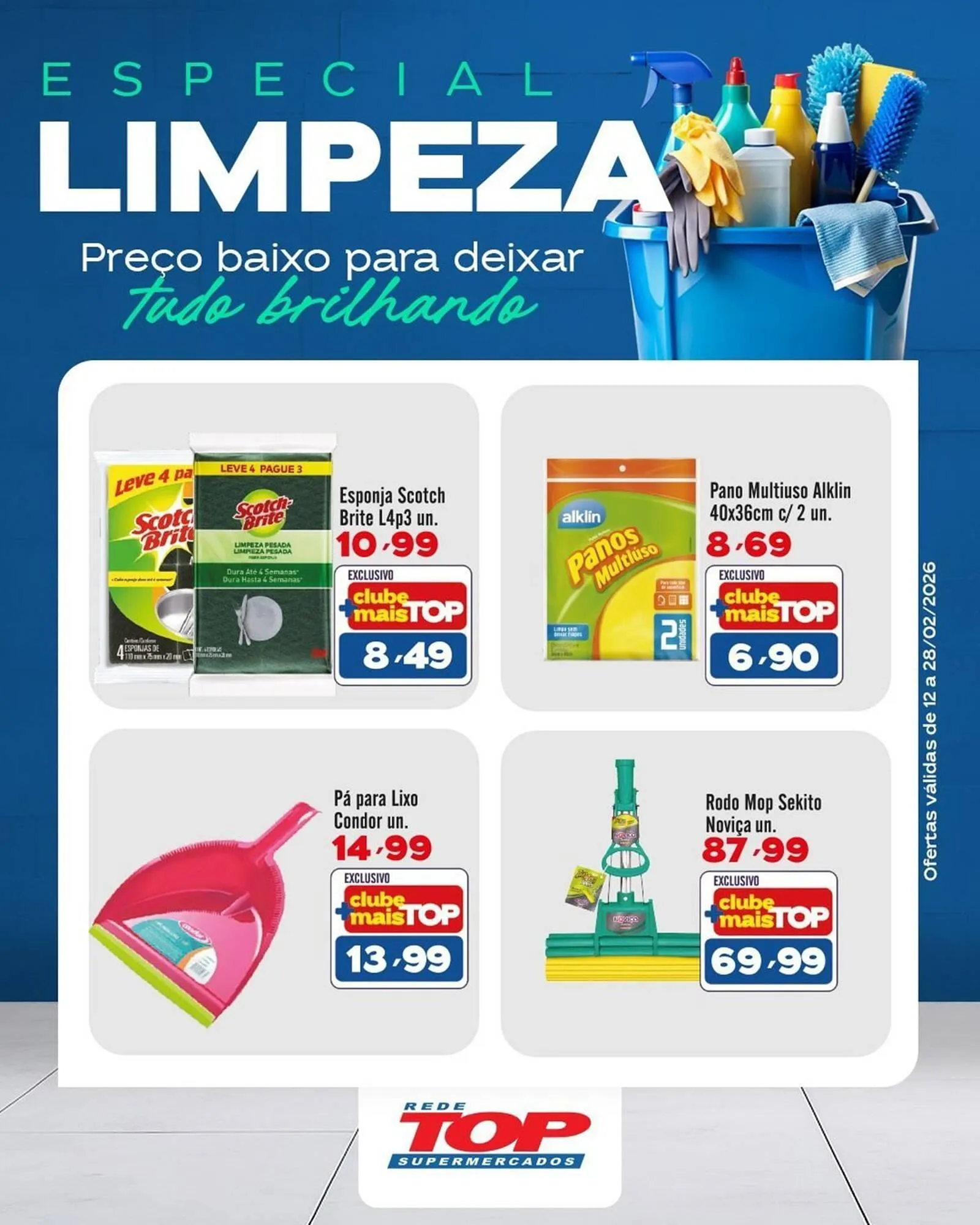 Encarte de Encarte Rede Top 12 de fevereiro até 28 de fevereiro 2026 - Pagina 1