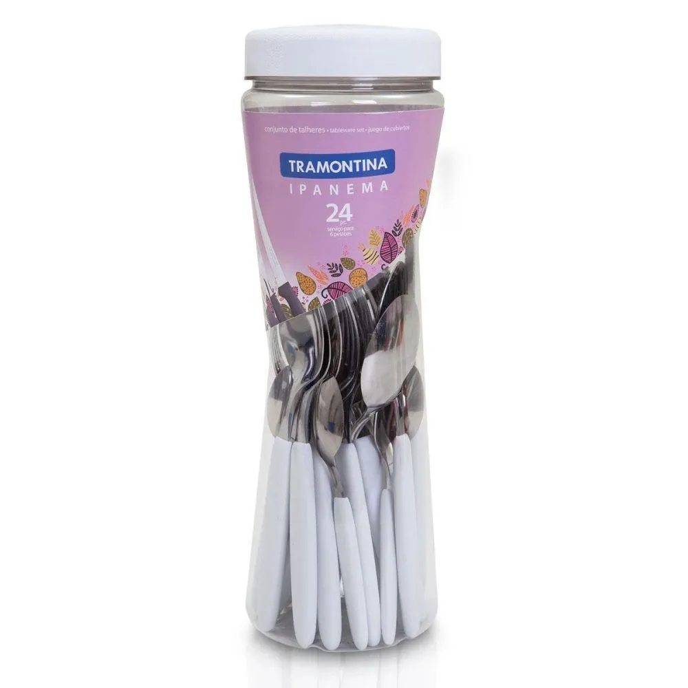 Faqueiro Ipanema 24 Peças Tramontina - Branco