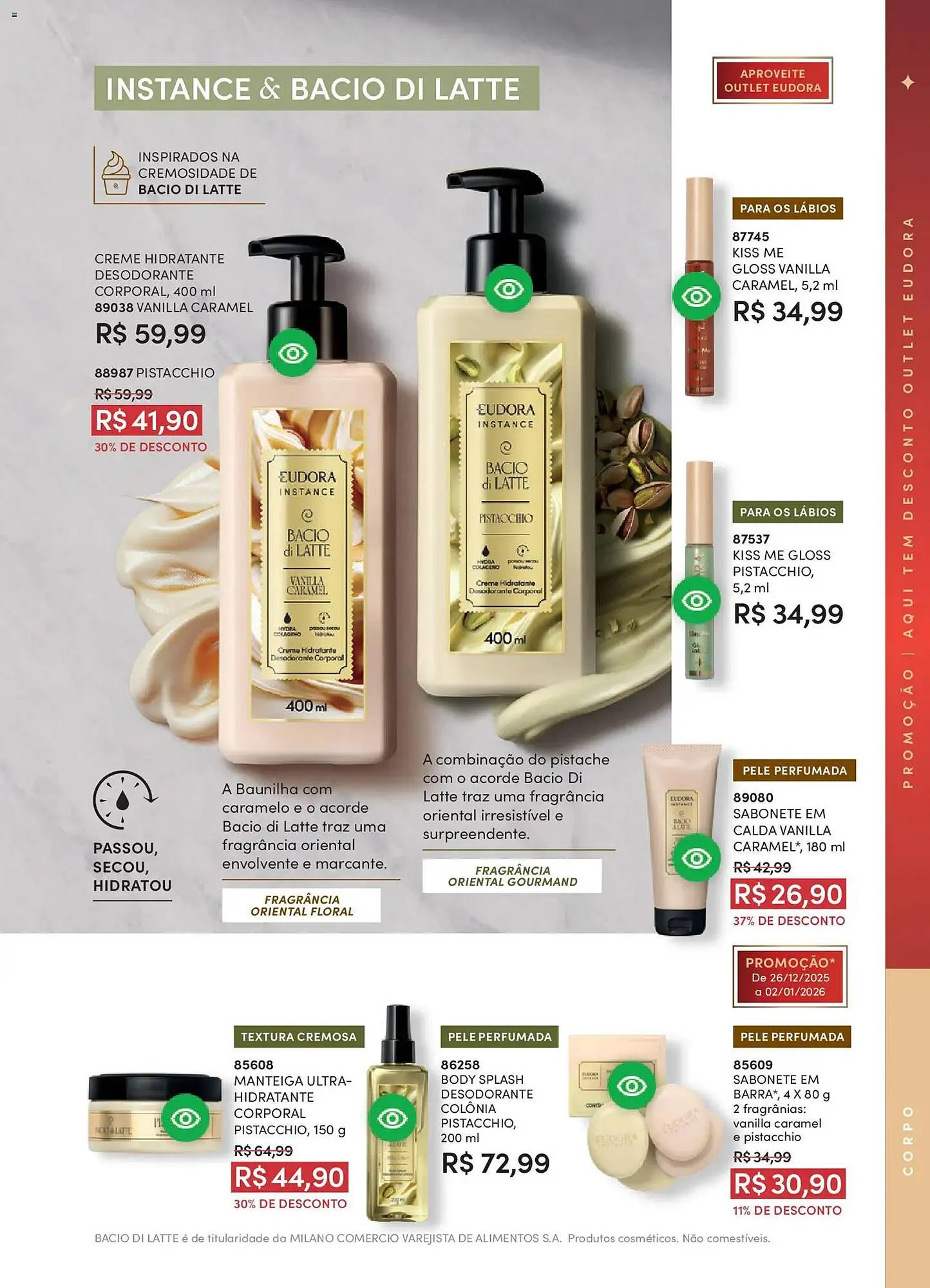 Encarte de Catálogo Eudora 17 de dezembro até 9 de janeiro 2026 - Pagina 120