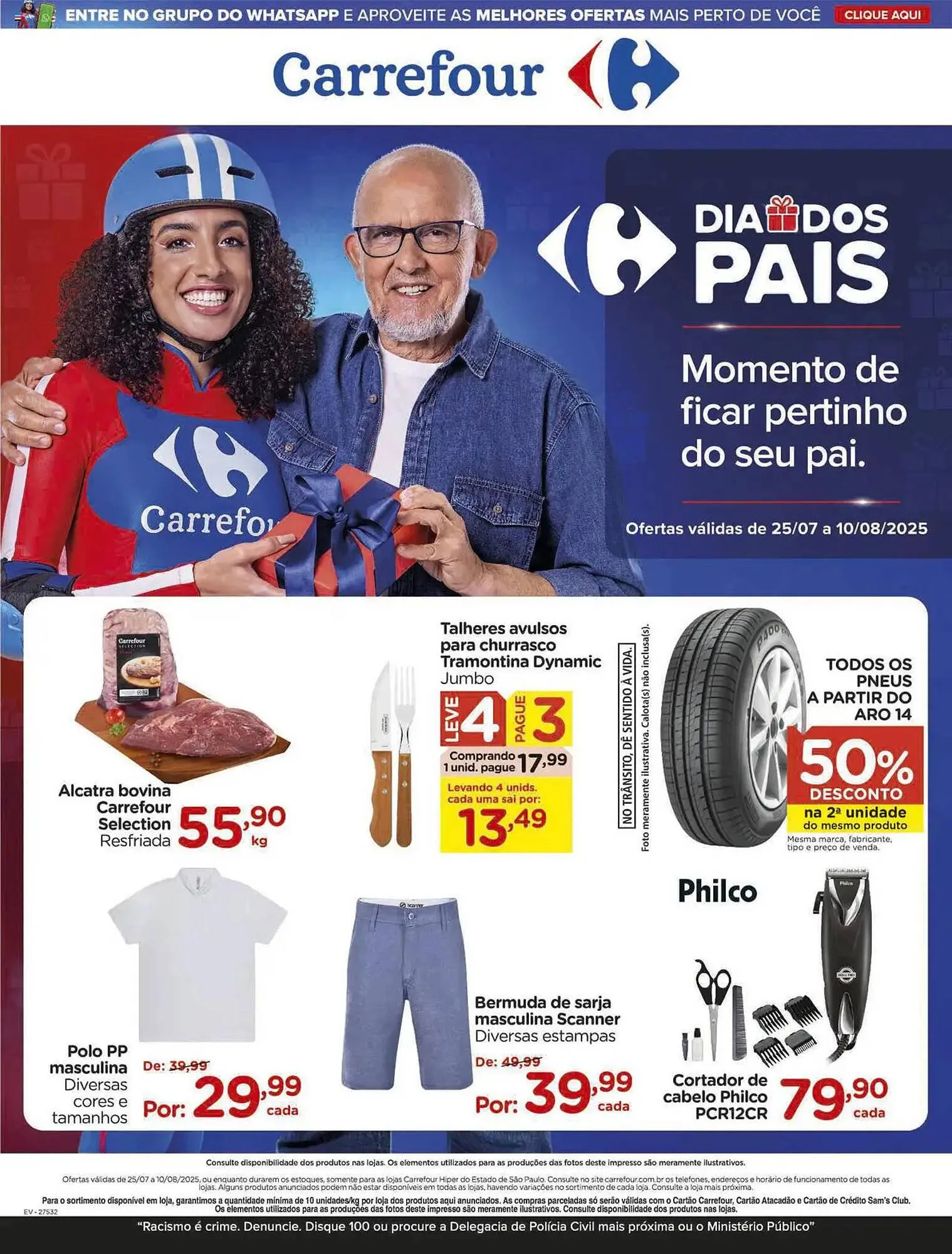 Encarte de Catálogo Carrefour 25 de julho até 10 de agosto 2025 - Pagina 1