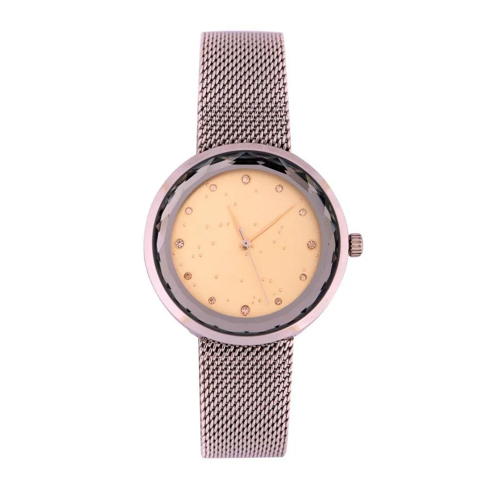 Relógio Analógico Feminino Chilli Beans Redondo Prata - RE.MT.1421.2107