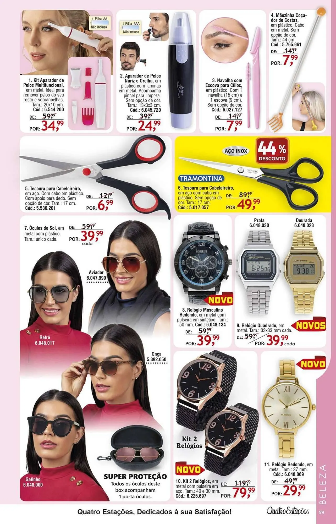 Encarte de Catálogo Quatro Estações 28 de abril até 30 de abril 2025 - Pagina 55