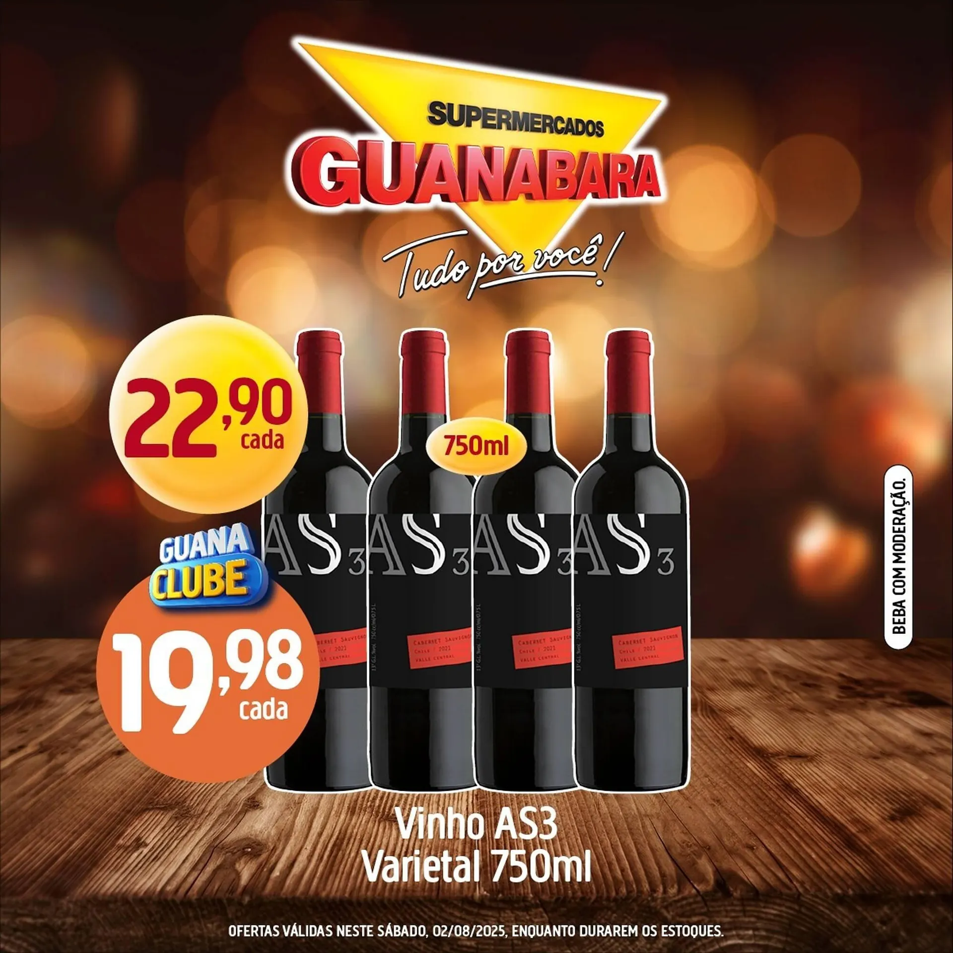 Encarte de Catálogo Supermercados Guanabara 2 de agosto até 2 de agosto 2025 - Pagina 1