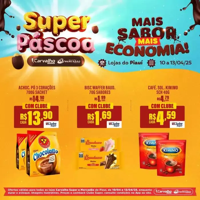 Encarte de Encarte Carvalho Supermercado 10 de abril até 13 de abril 2025 - Pagina 6