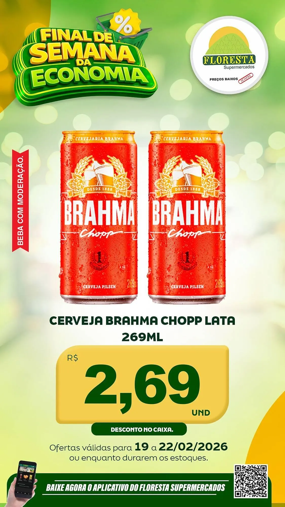 Encarte de Catálogo Floresta Supermercados 19 de fevereiro até 22 de fevereiro 2026 - Pagina 46