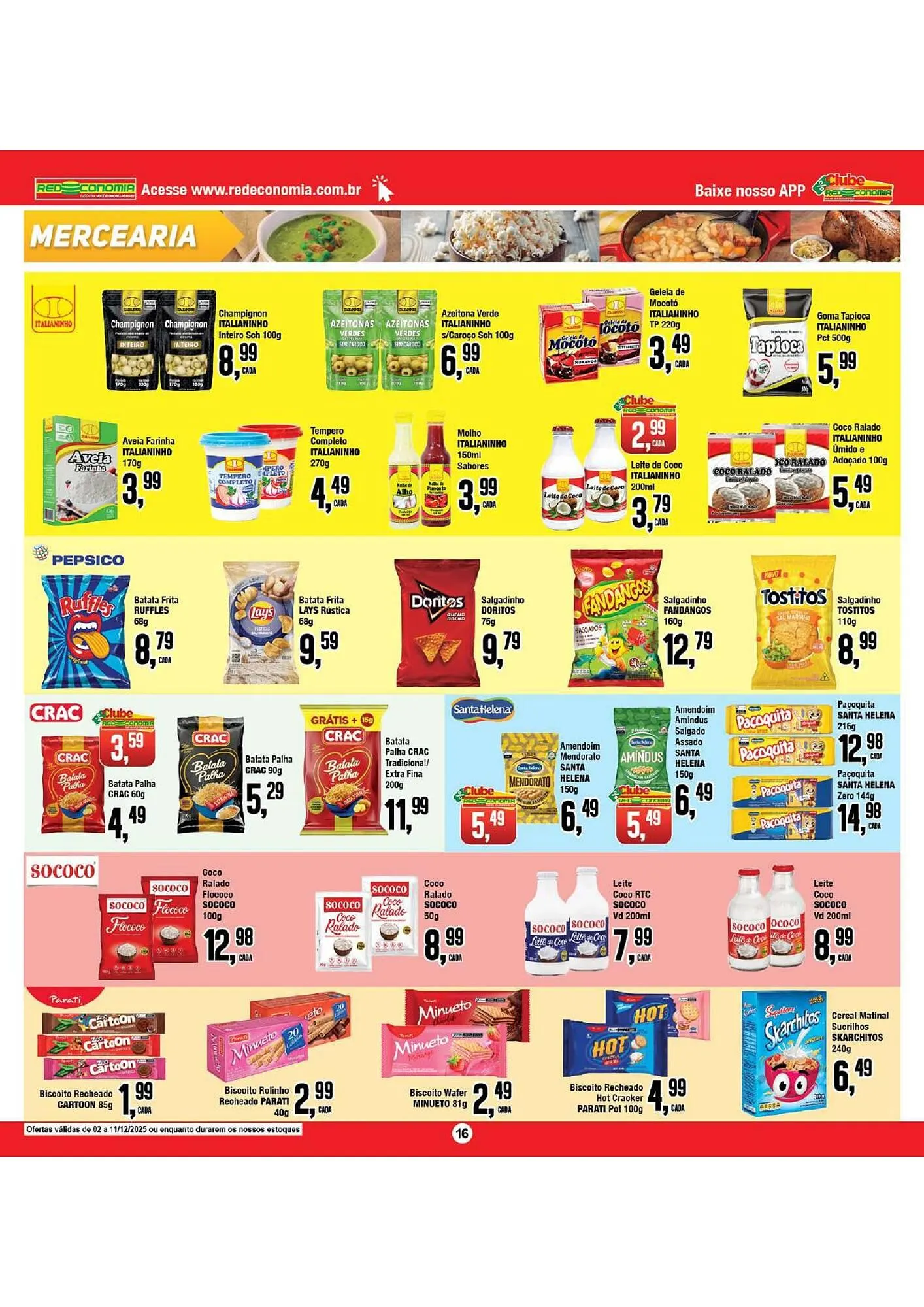 Encarte de Encarte Rede Economia 3 de dezembro até 11 de dezembro 2025 - Pagina 16