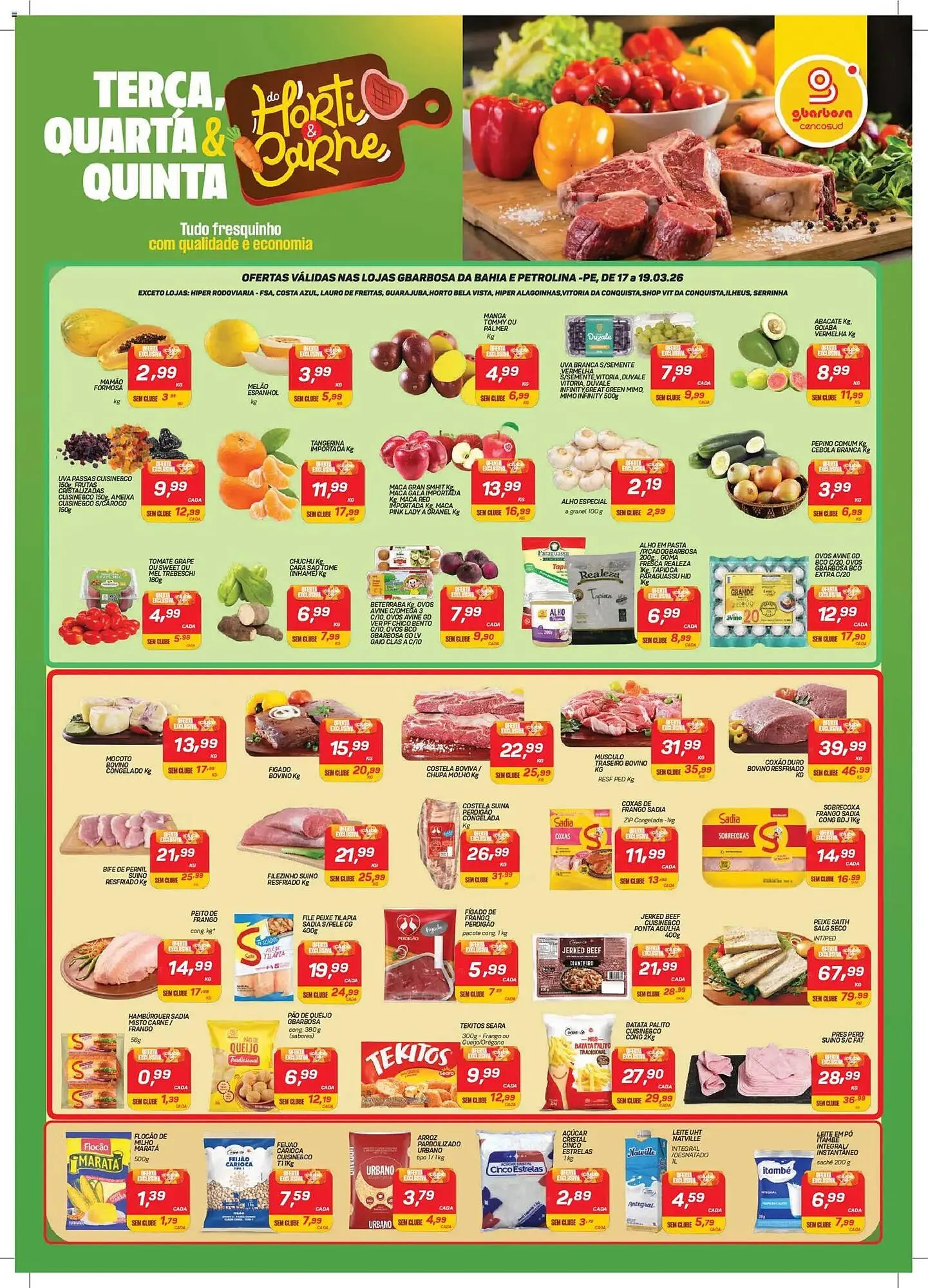 Encarte de Encarte GBarbosa 17 de março até 20 de março 2026 - Pagina 1