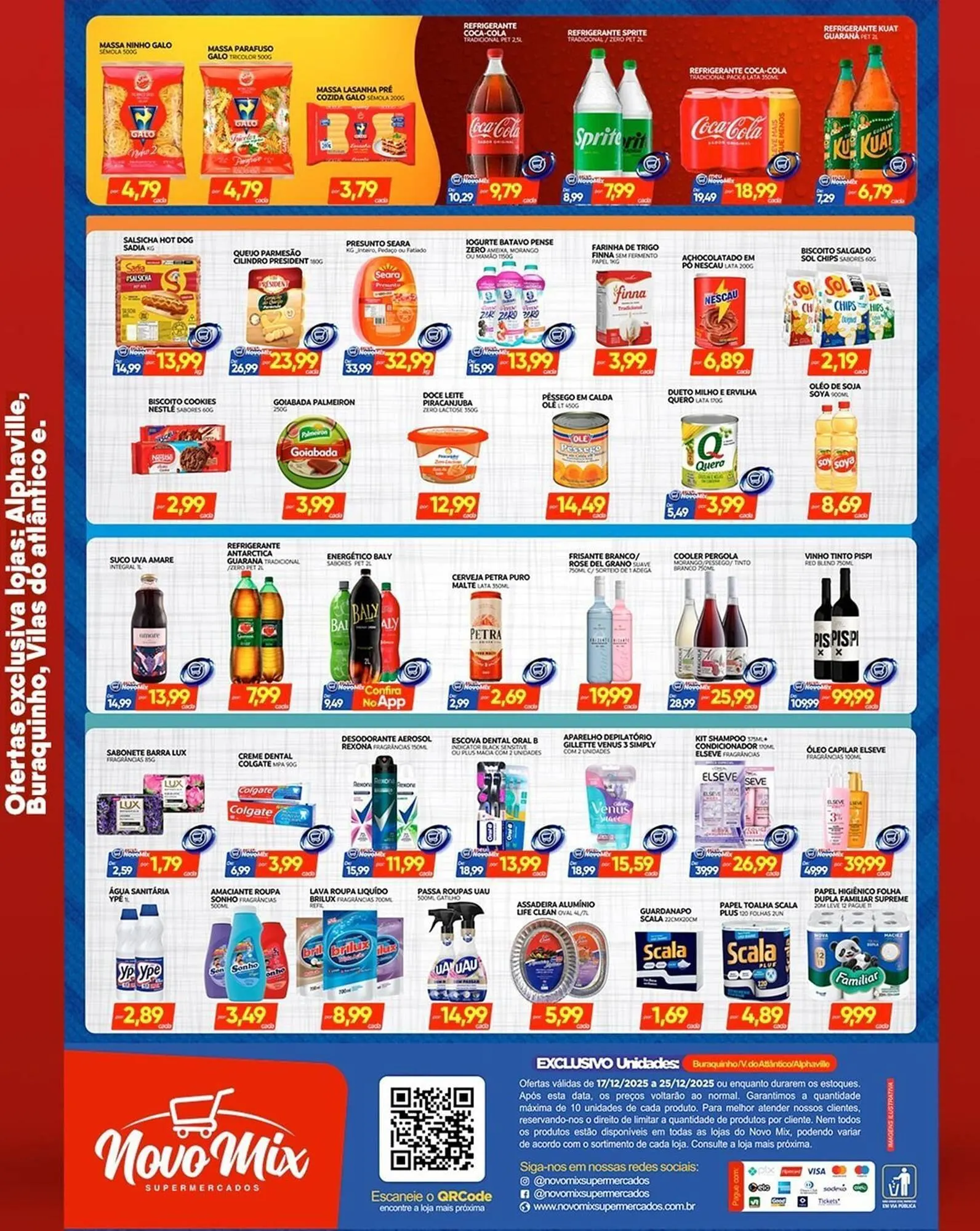 Encarte de Encarte Novo Mix 17 de dezembro até 25 de dezembro 2025 - Pagina 1