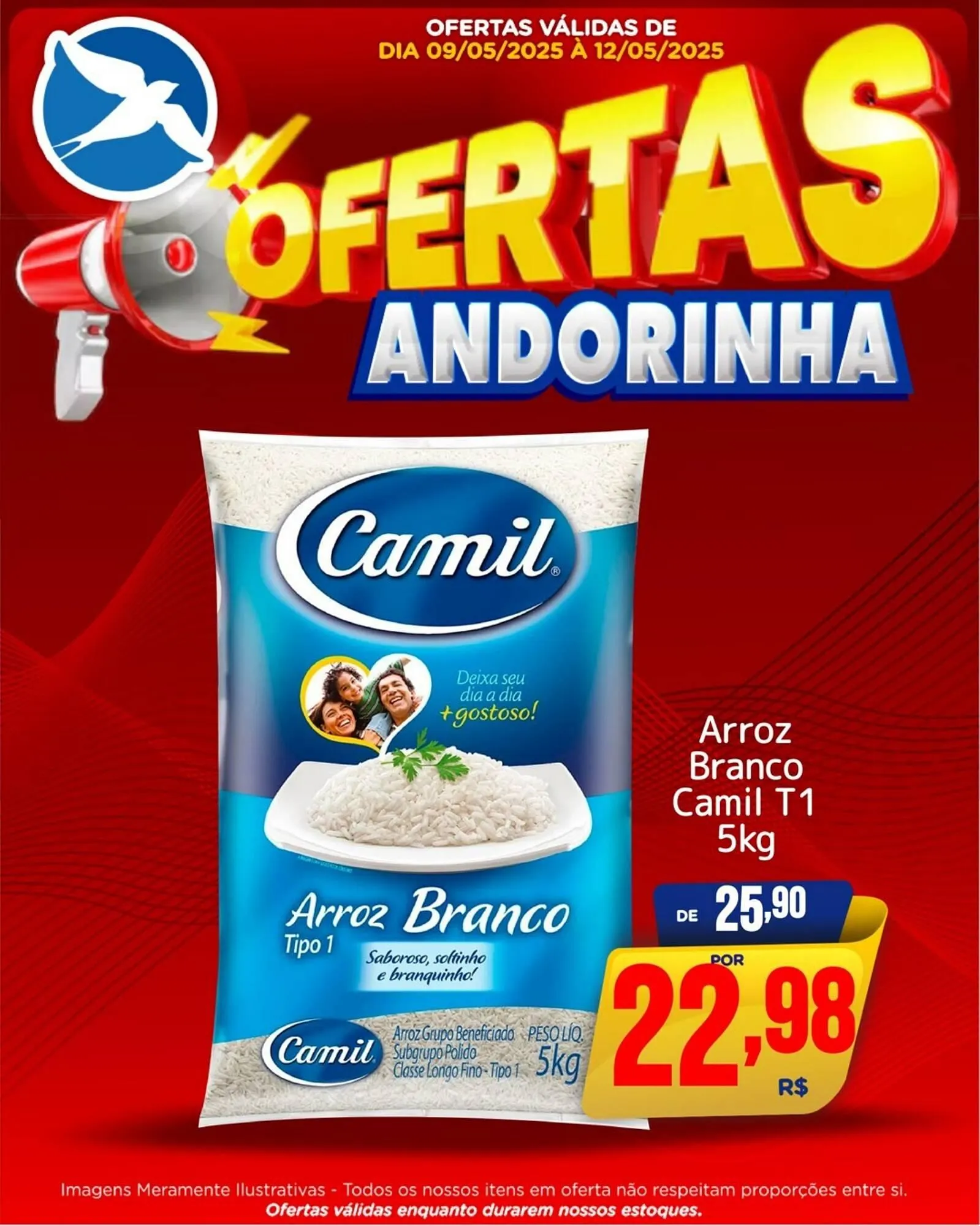 Encarte de Catálogo Andorinha Hipermercado 9 de maio até 12 de maio 2025 - Pagina 1
