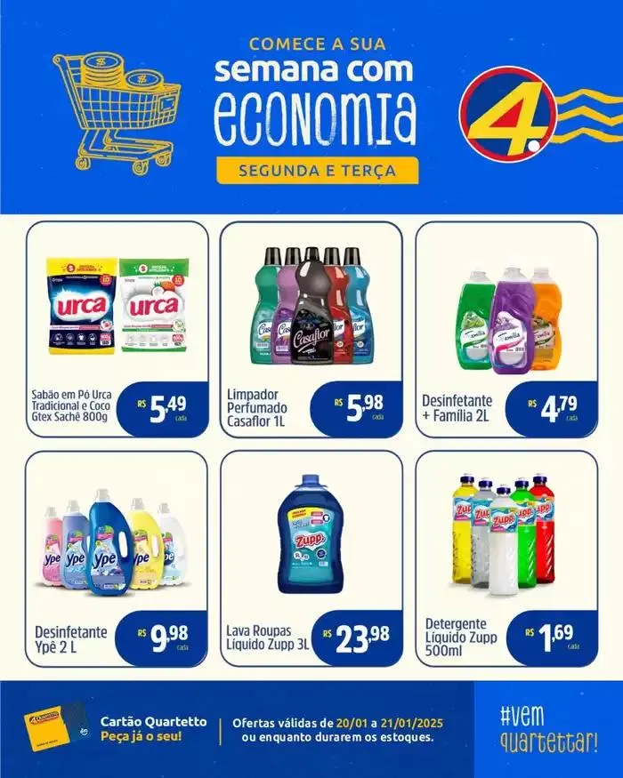 Encarte de Encarte Quartetto Supermercados 21 de janeiro até 21 de janeiro 2025 - Pagina 3