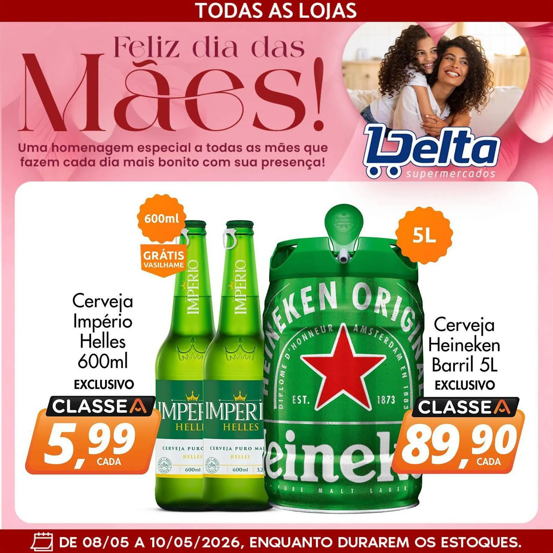 Encarte de Catálogo Delta Supermercados 8 de maio até 10 de maio 2026 - Pagina 1