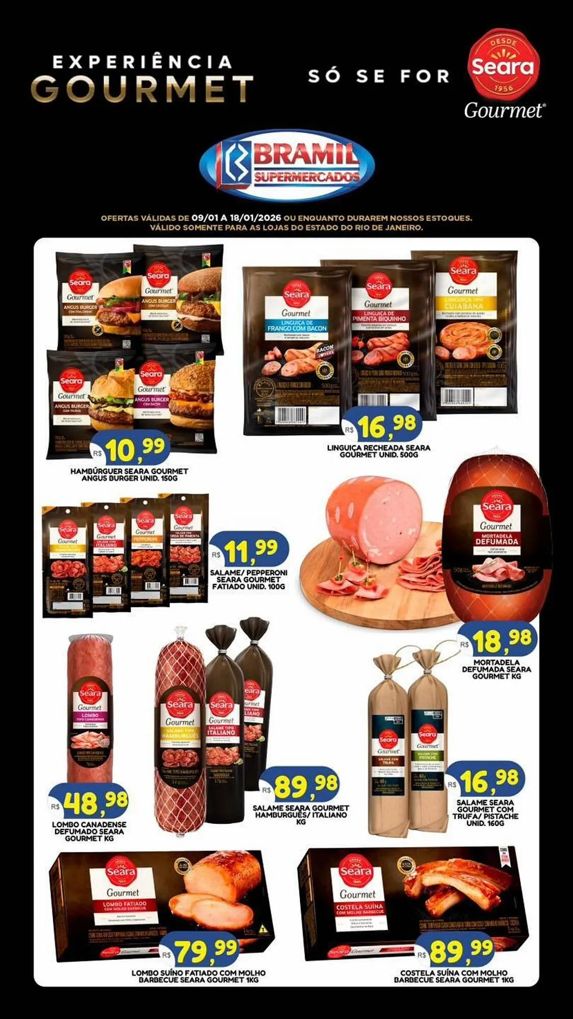 Encarte de Encarte Bramil Supermercados 9 de janeiro até 18 de janeiro 2026 - Pagina 1