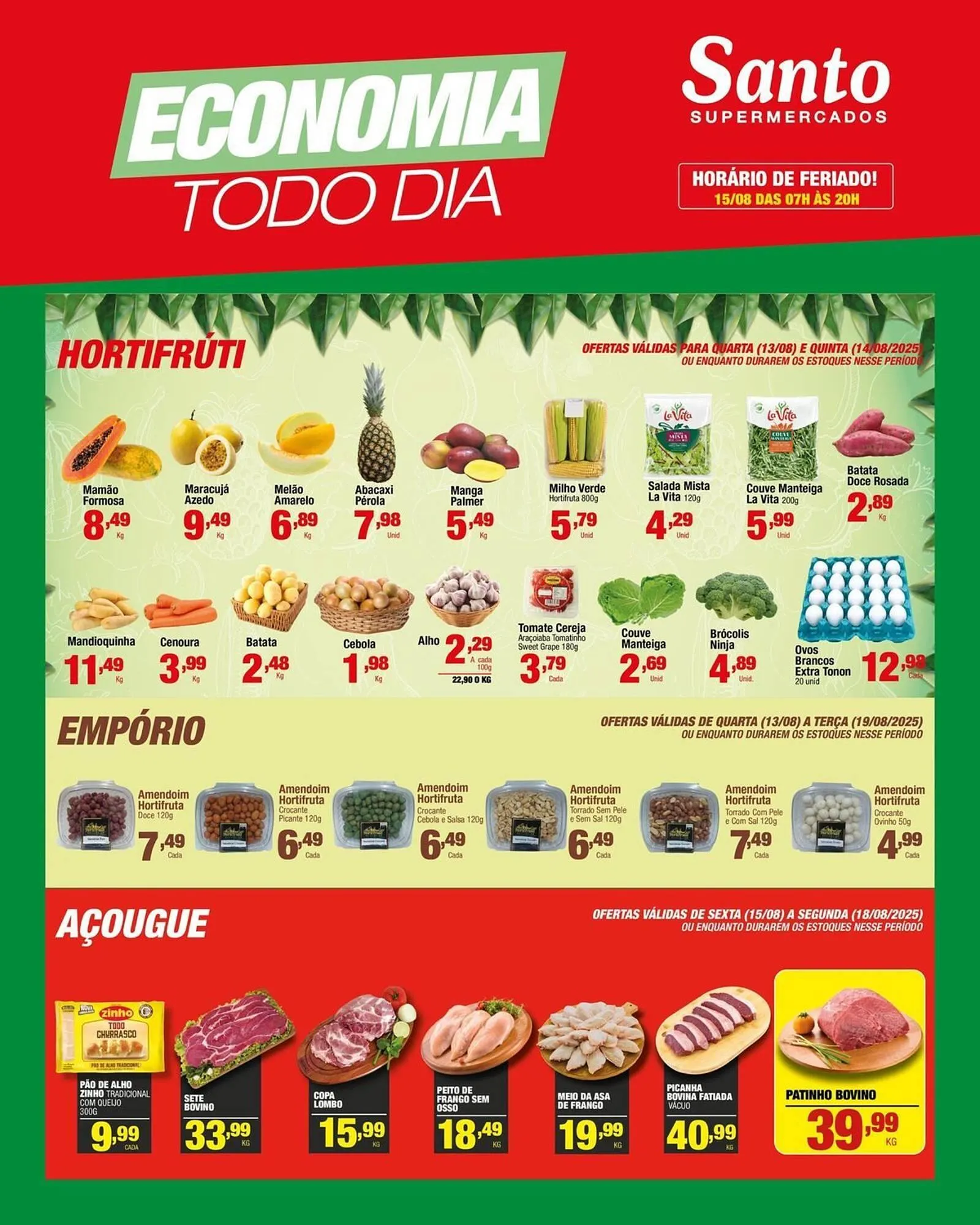 Encarte de Catálogo Santo Supermercados 13 de agosto até 19 de agosto 2025 - Pagina 4