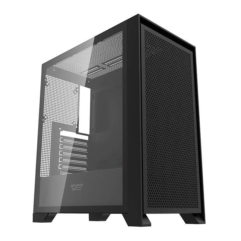 Gabinete Gamer Aigo Darkflash DRX70 Mesh, Mid-Tower, Lateral de Vidro, Preto, DRX70MESH-BK