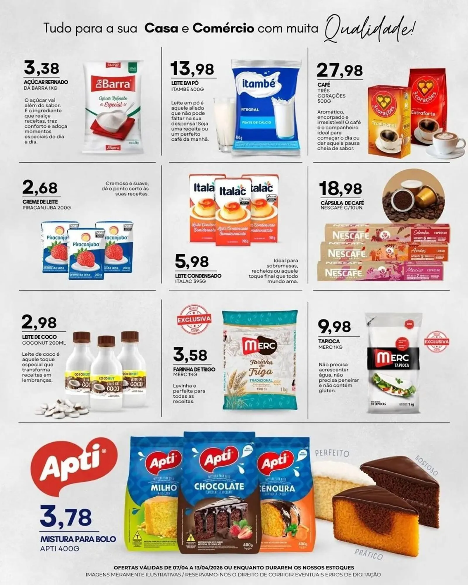 Encarte de Folheto Mercadão Atacadista 13 de abril até 17 de abril 2026 - Pagina 14