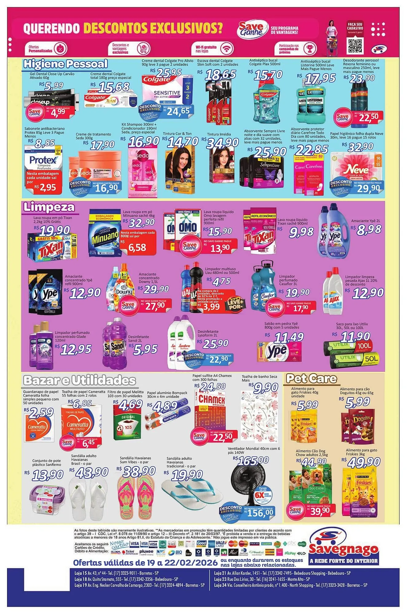 Encarte de Catálogo Supermercados Savegnago 18 de fevereiro até 21 de fevereiro 2026 - Pagina 4