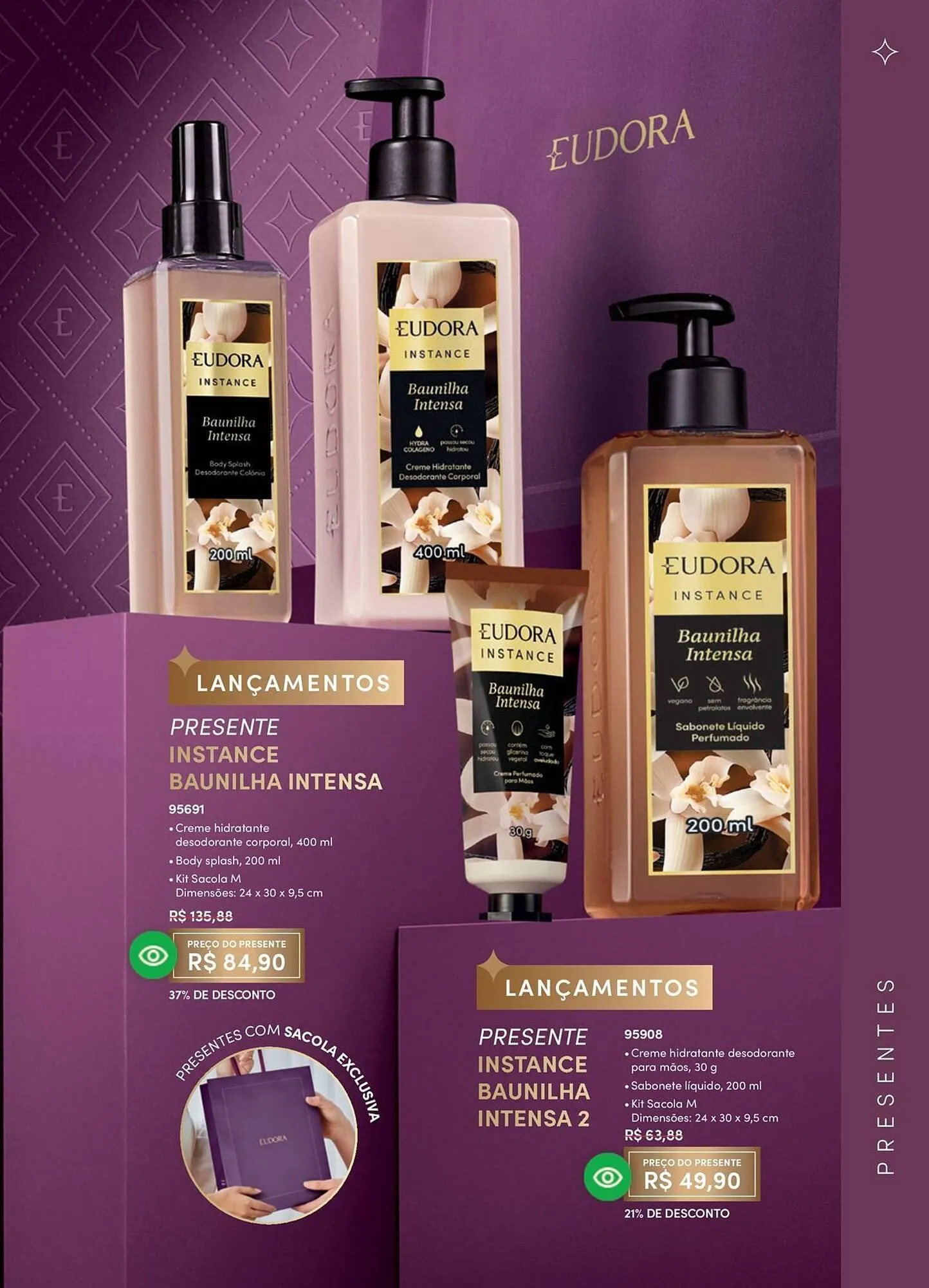 Encarte de Catálogo Eudora 1 de abril até 1 de maio 2026 - Pagina 61