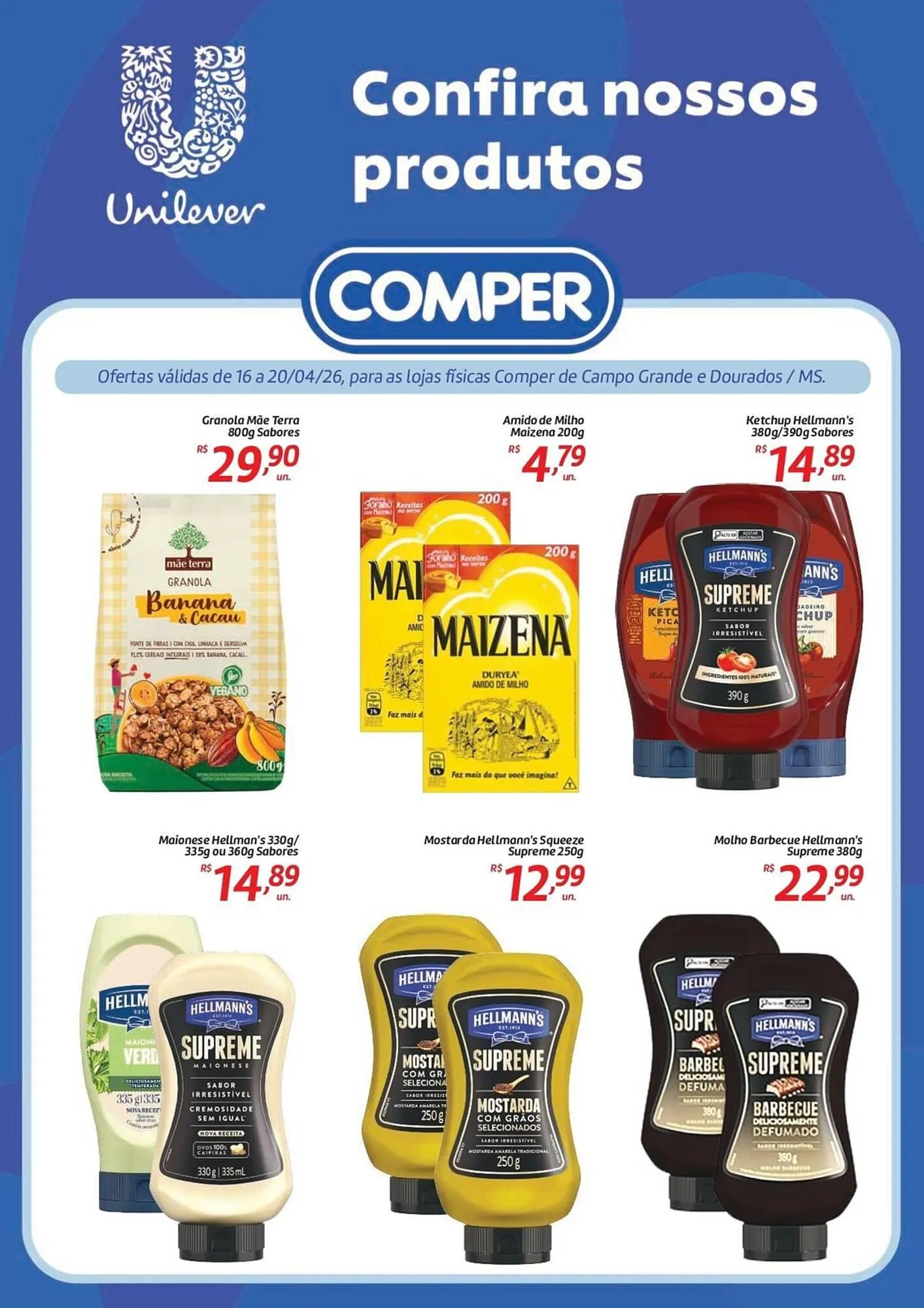 Encarte de Folheto Comper 16 de abril até 20 de abril 2026 - Pagina 1