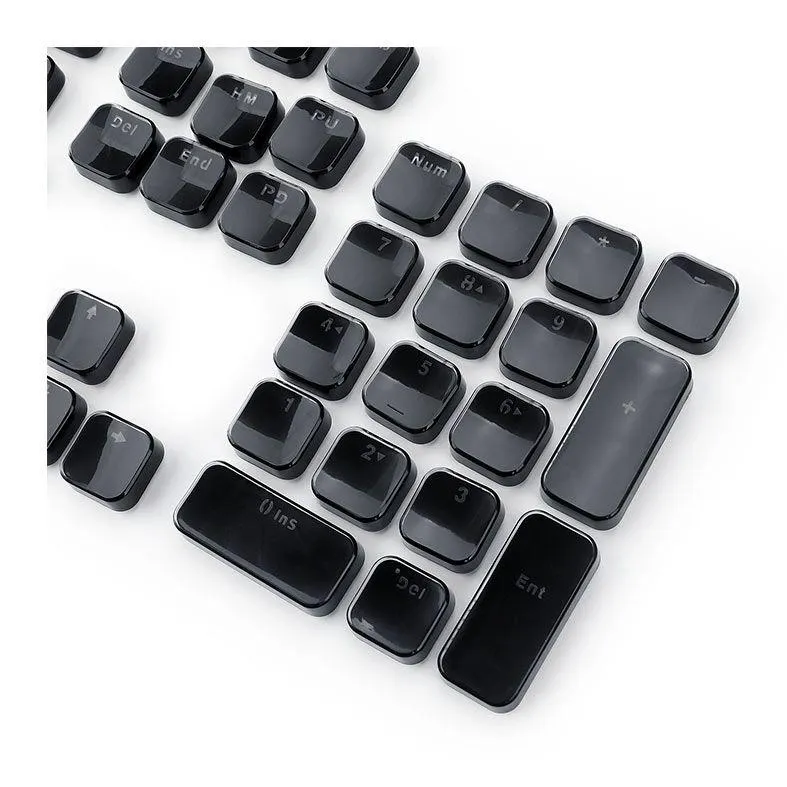 Conjunto de Teclas Redragon A107, PBT Double Shot, Preto, A107-BLACK
