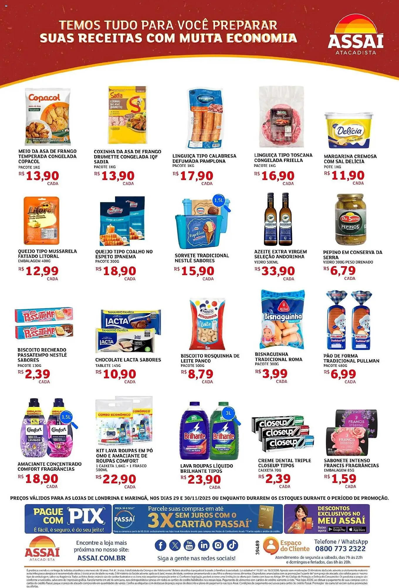 Encarte de Encarte Assaí Atacadista 29 de novembro até 30 de novembro 2025 - Pagina 2