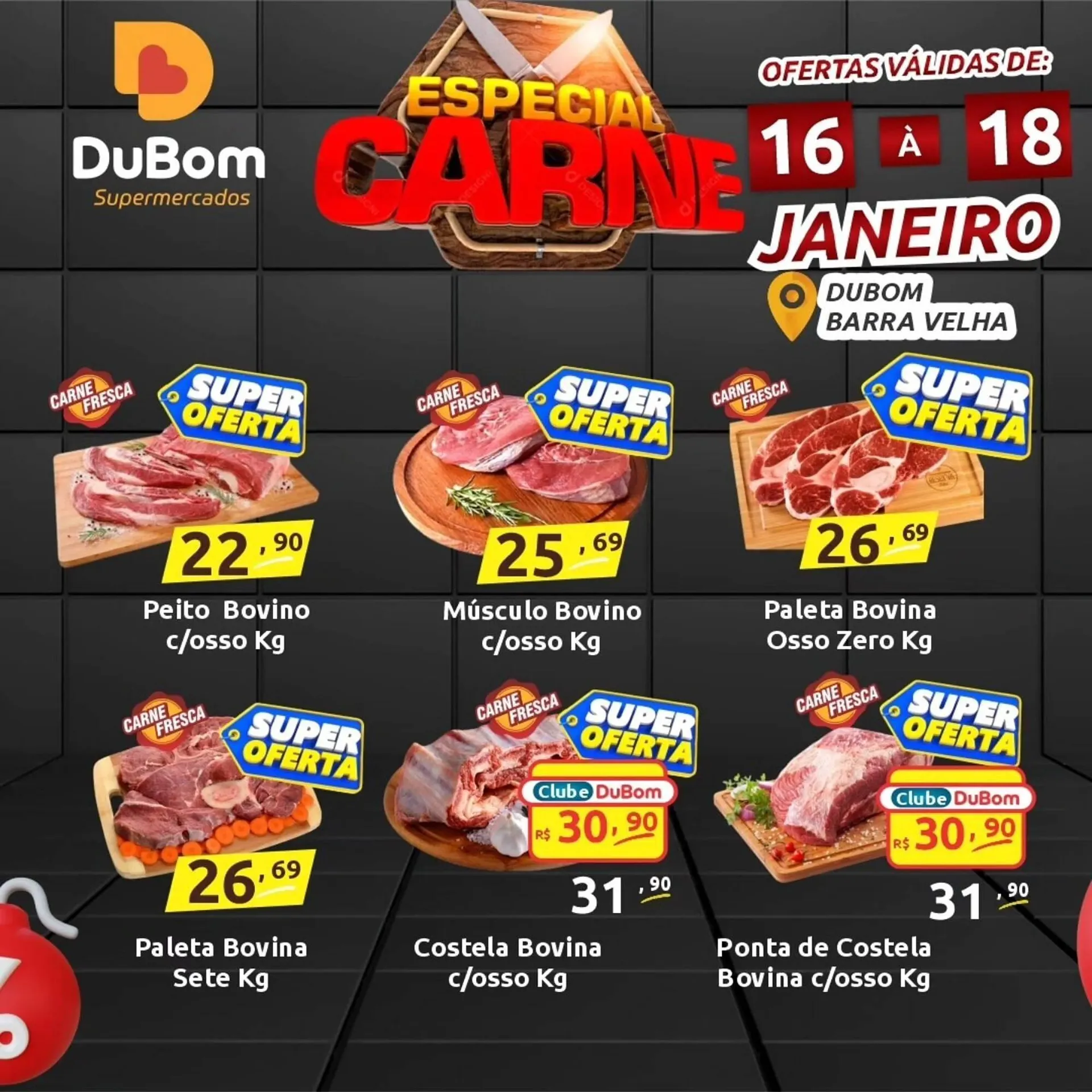 Encarte de Catálogo Dubom Supermercados 16 de janeiro até 18 de janeiro 2026 - Pagina 1