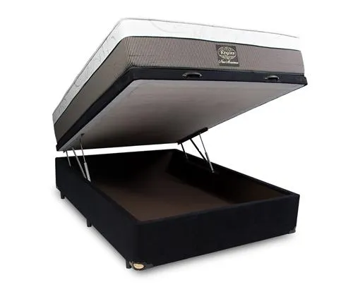 Cama Box Baú + Colchão New Maximus
