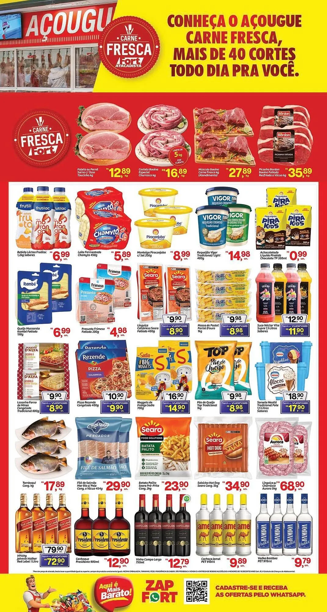 Encarte de Tabloide Fort Atacadista 22 de abril até 26 de abril 2026 - Pagina 3