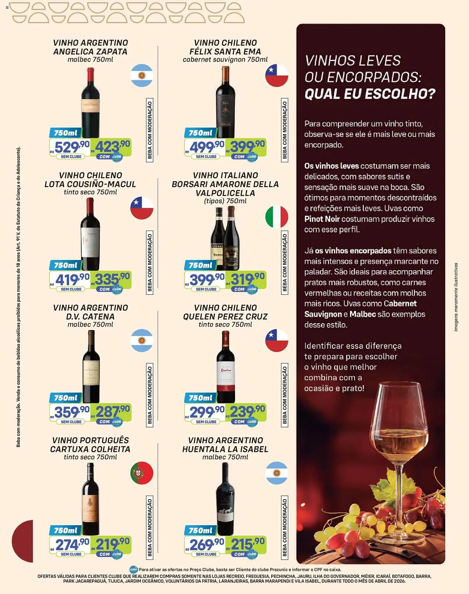 Encarte de Encarte Prezunic 1 de abril até 1 de maio 2026 - Pagina 2