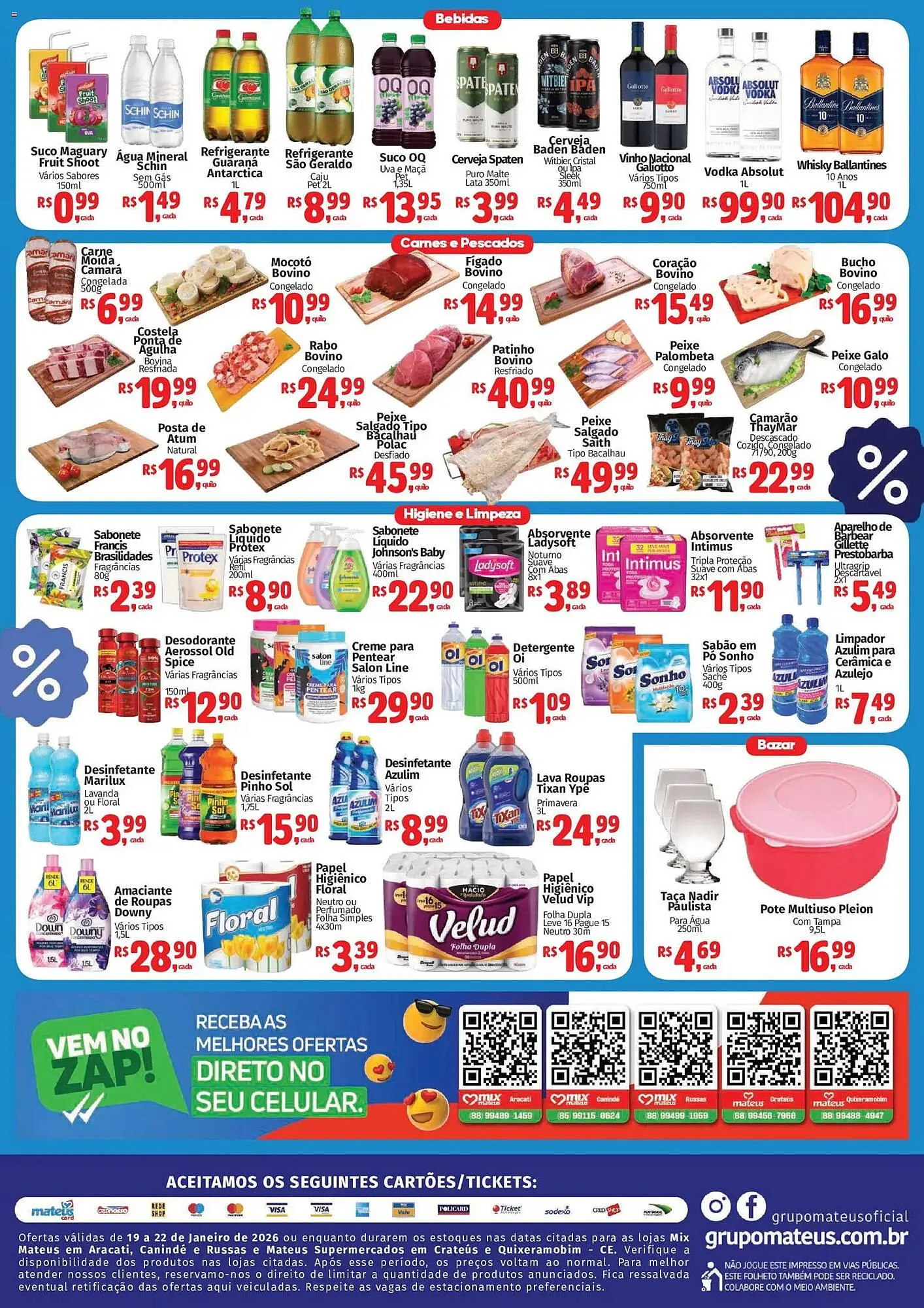 Encarte de Catálogo Supermercados Mateus 19 de janeiro até 23 de janeiro 2026 - Pagina 2