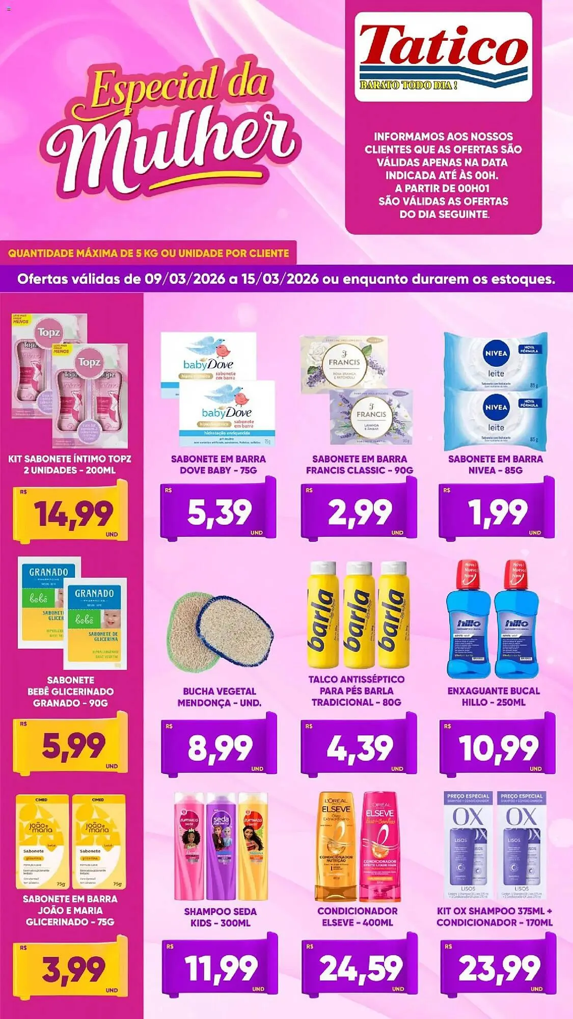 Encarte de Tabloide Tatico 9 de março até 16 de março 2026 - Pagina 6